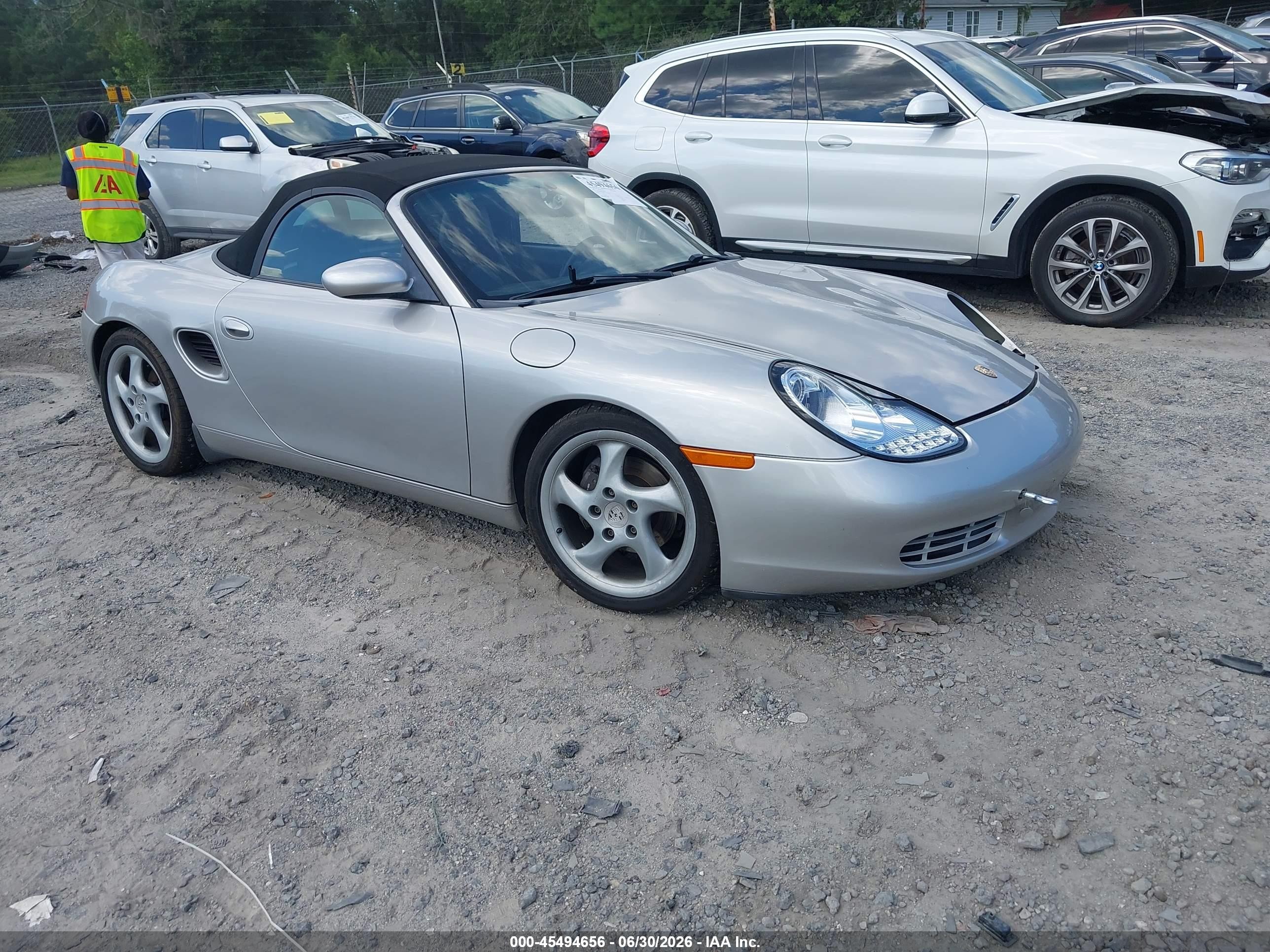 2001 Porsche Boxster, VIN WP0CA29881U627201 — Бок