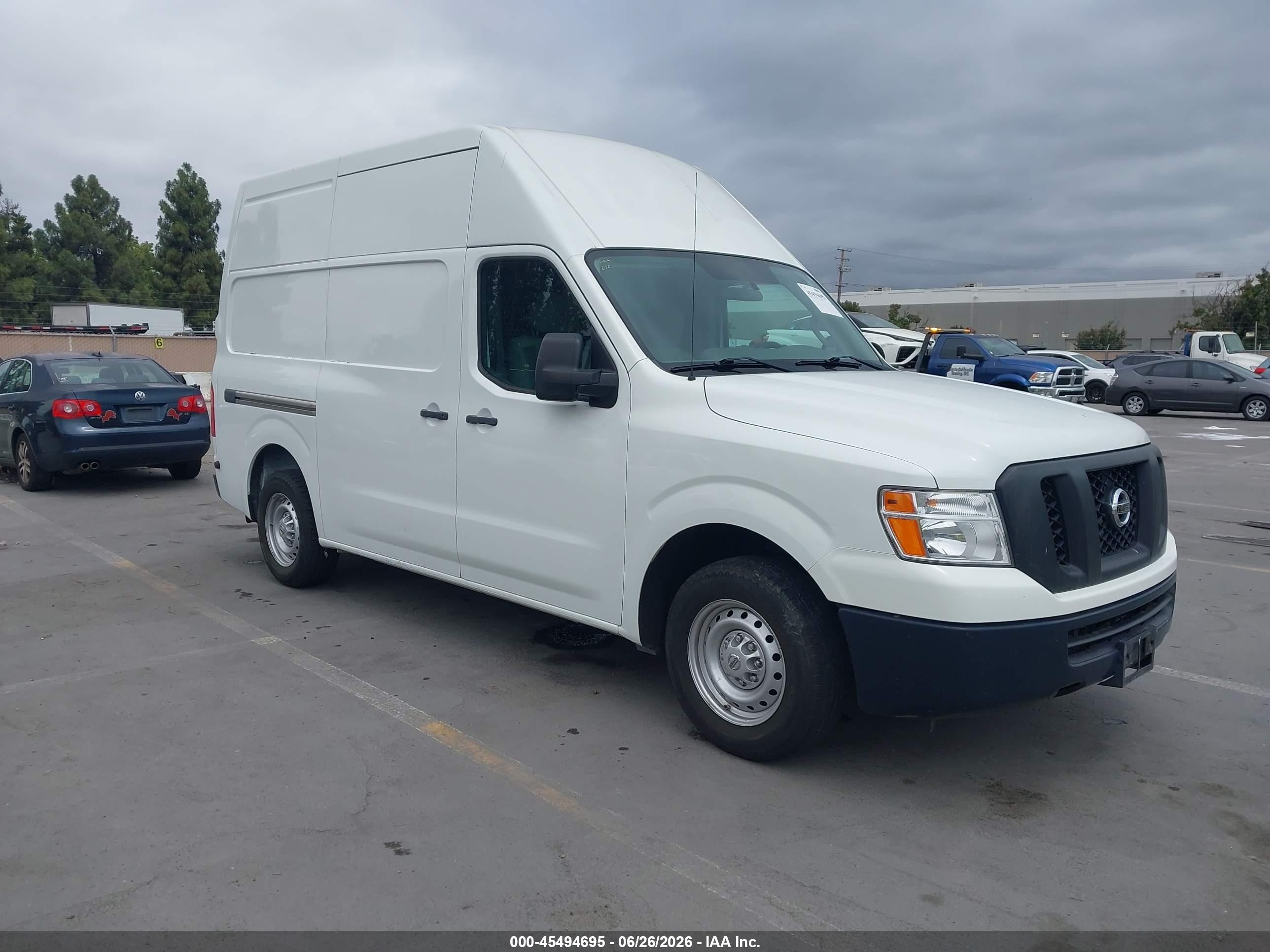 2014 Nissan NV S, VIN 1N6BF0LX0EN101448 — Зад