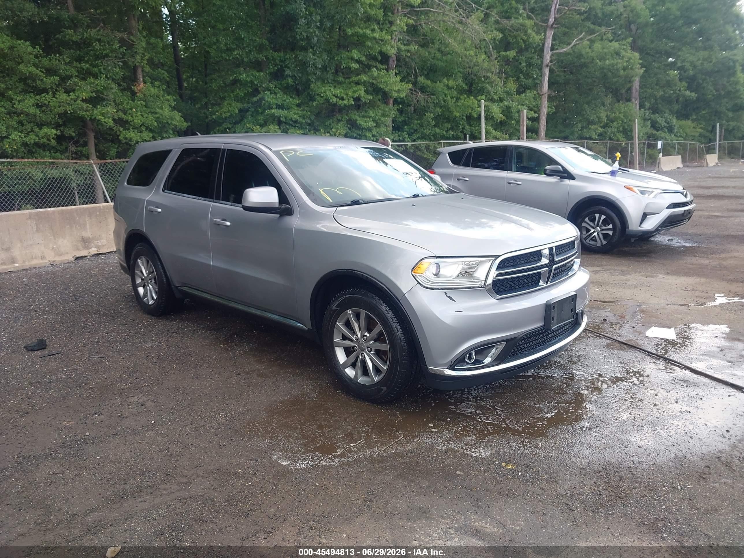 2017 Dodge Durango SXT, VIN 1C4RDHAG1HC709214 — Зад