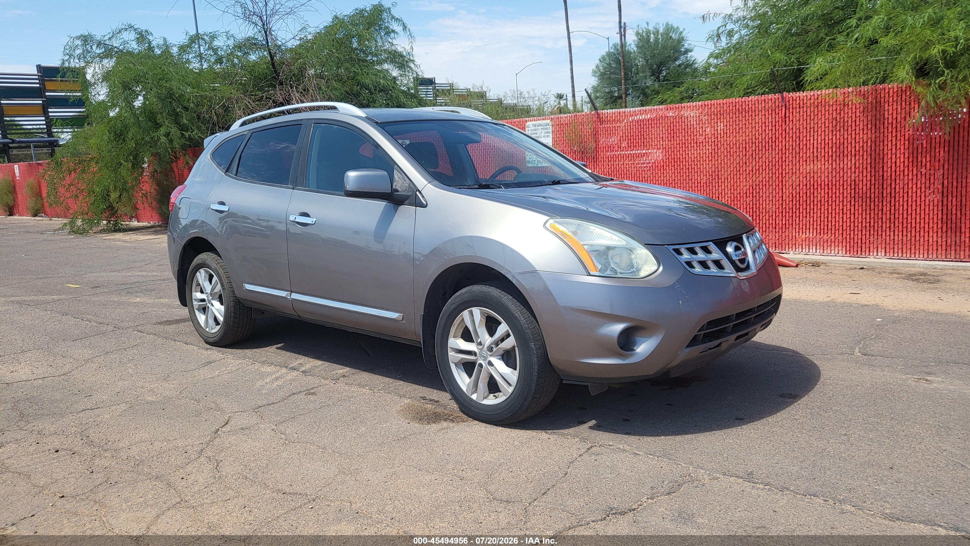 2012 Nissan Rogue SL, VIN JN8AS5MV3CW717175 — Normal wear