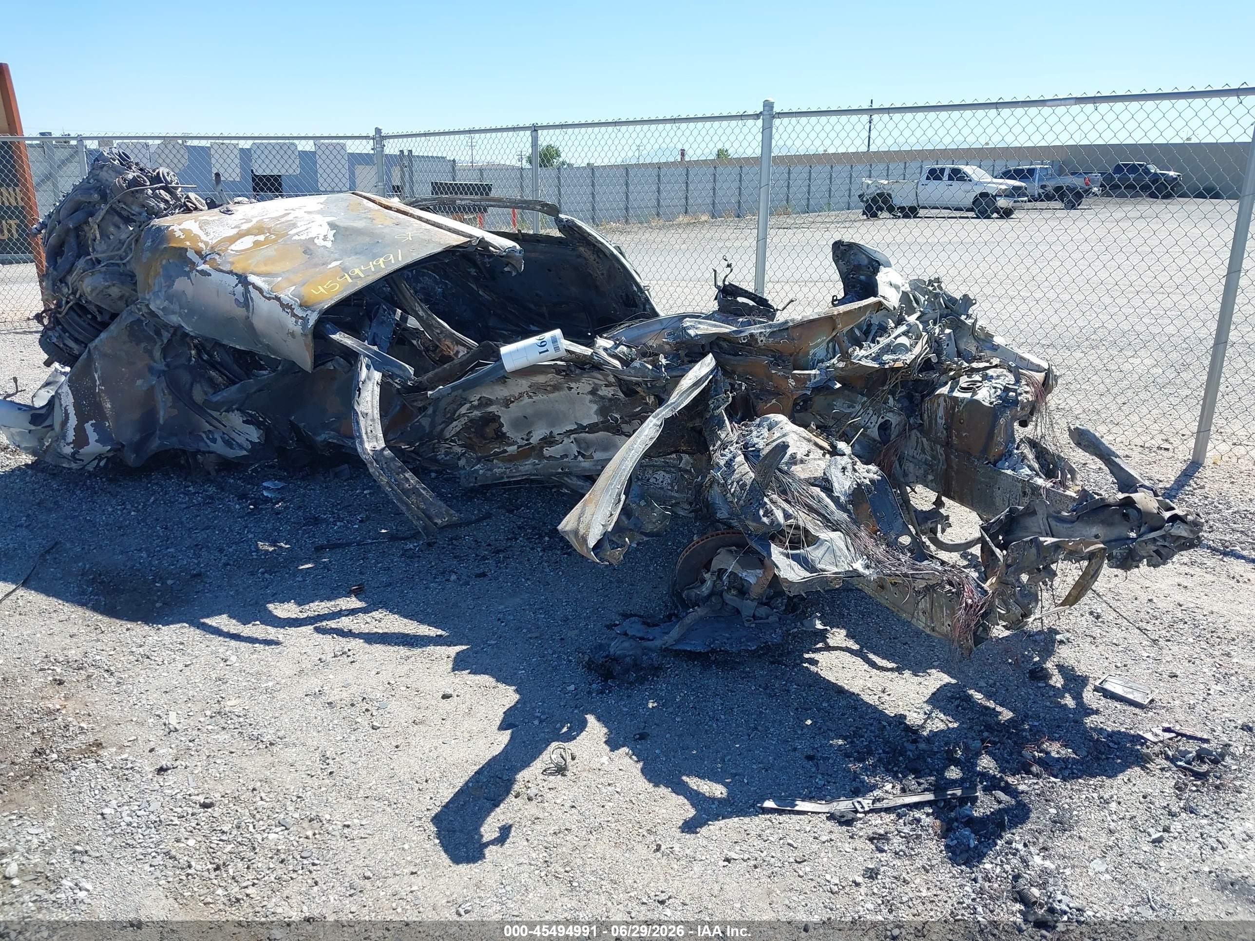 2012 Lexus LS 460 L, VIN JTHGL5EF9C5045475 — Burn
