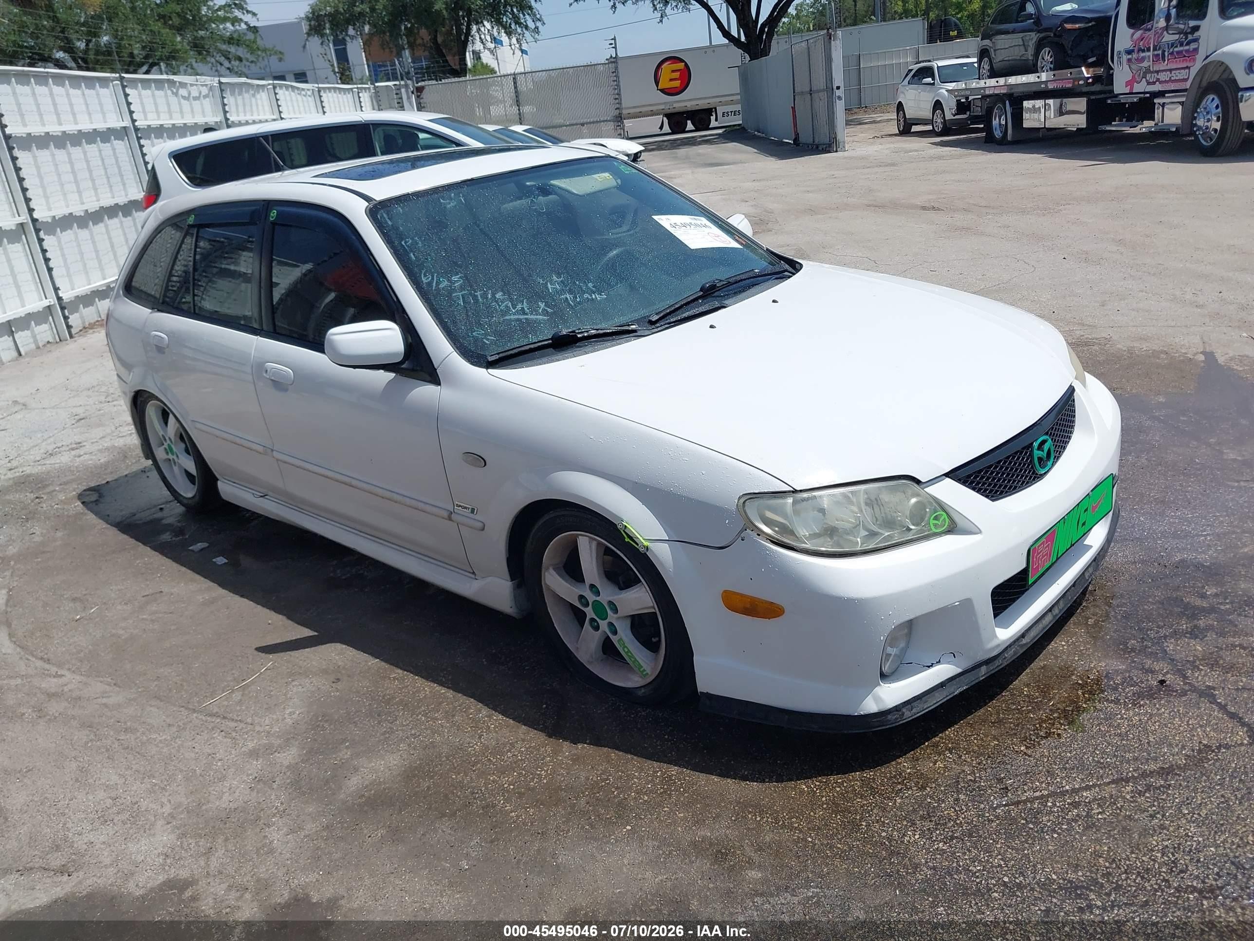2003 Mazda Protege, VIN JM1BJ246031186654 — Обычный износ
