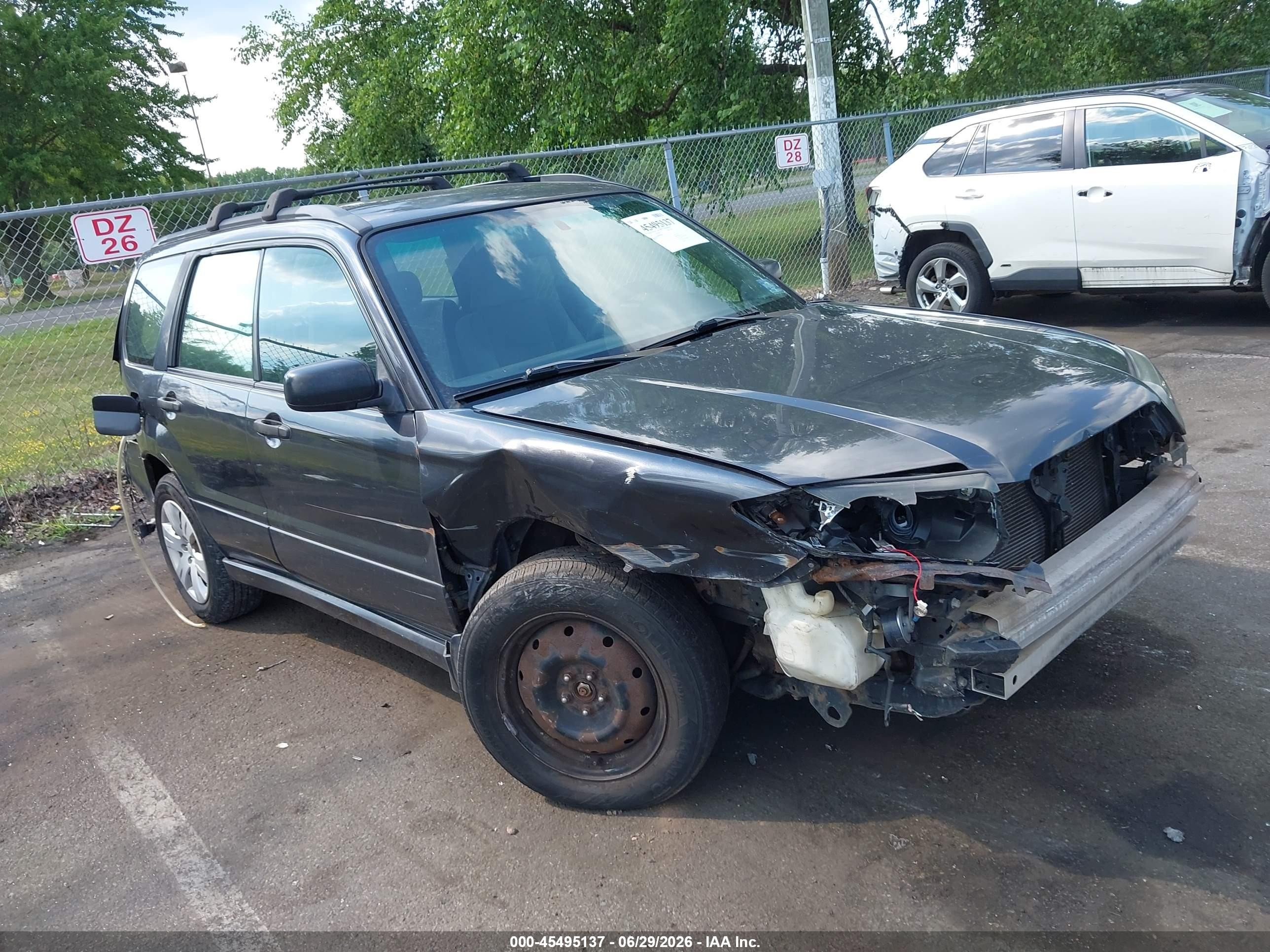 2008 Subaru Forester X, VIN JF1SG63698H719564 — Front end