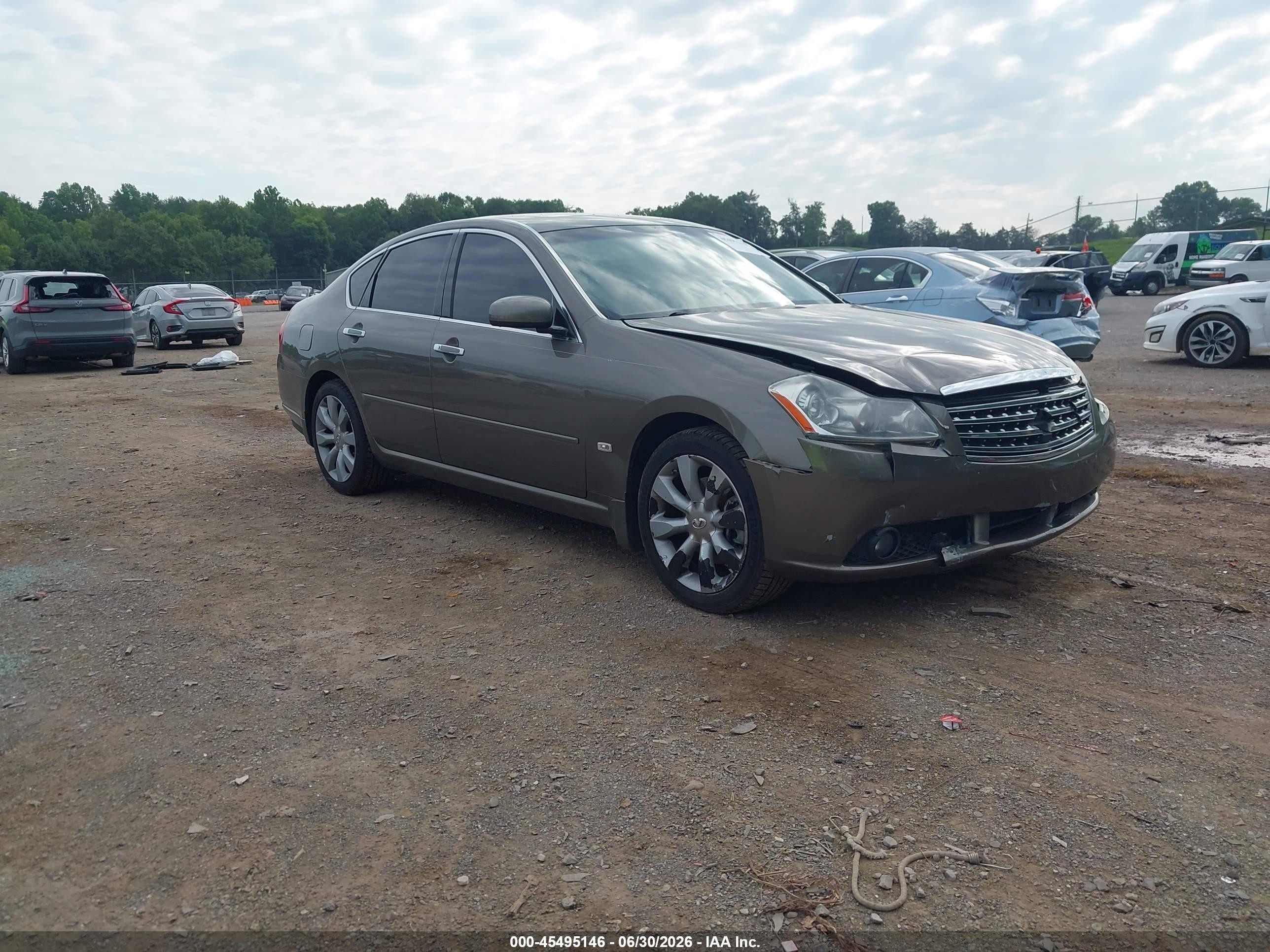 2007 Infiniti M x, VIN JNKAY01F87M458970 — Front end