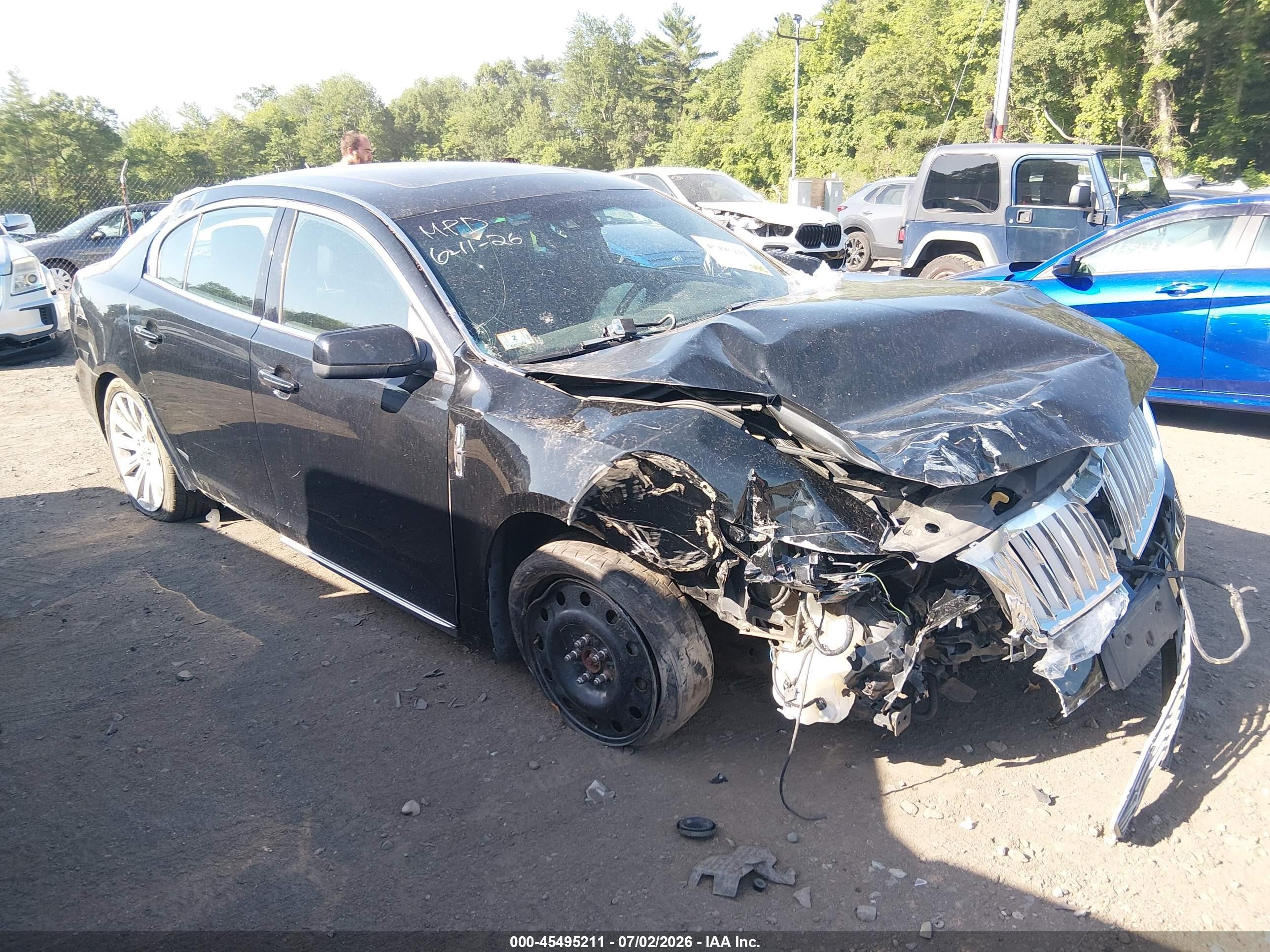 2011 Lincoln MKS, VIN 1LNHL9ER0BG615417 — All over