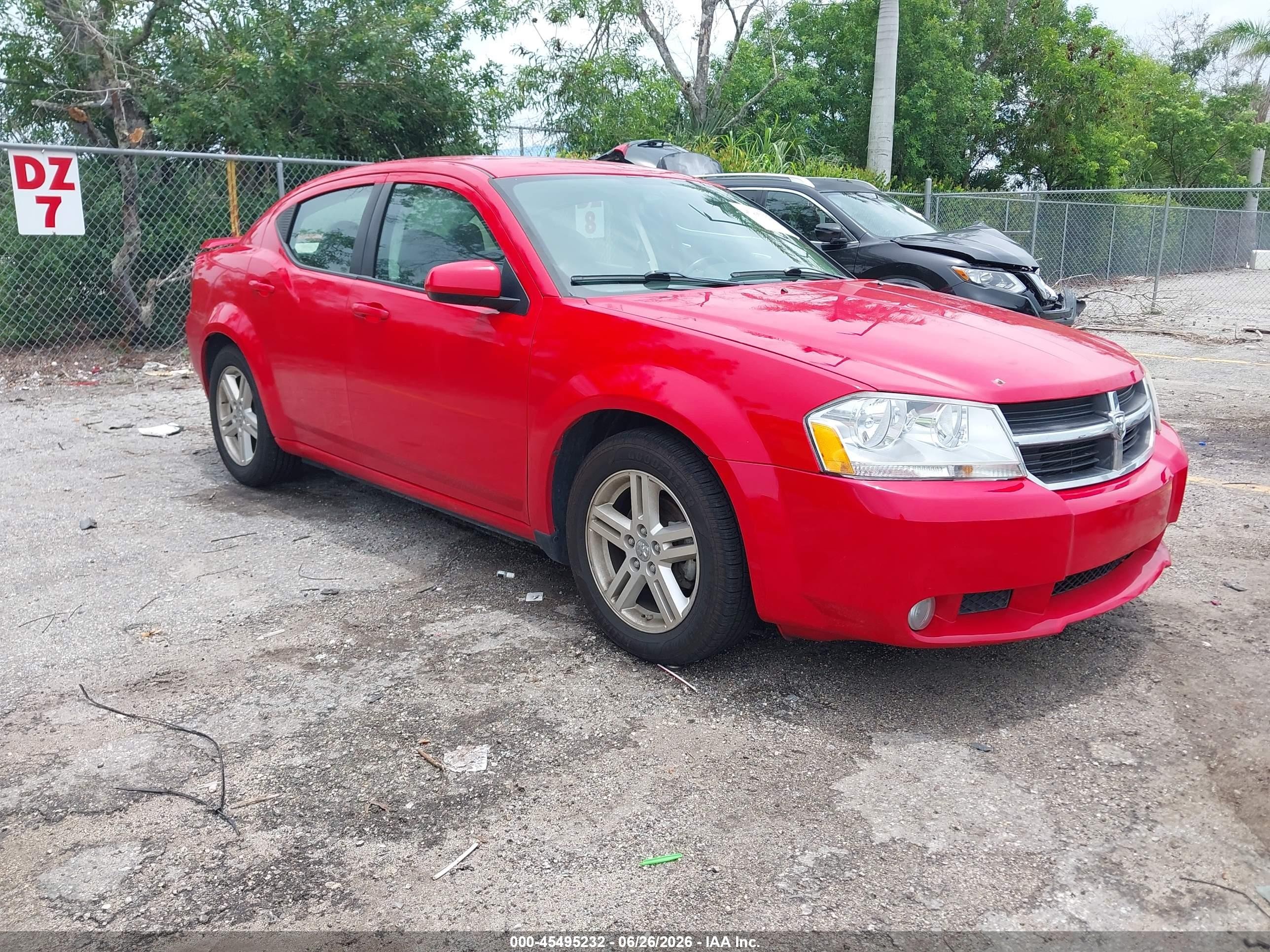 2009 Dodge Avenger SXT, VIN 1B3LC56B99N553564 — Бок