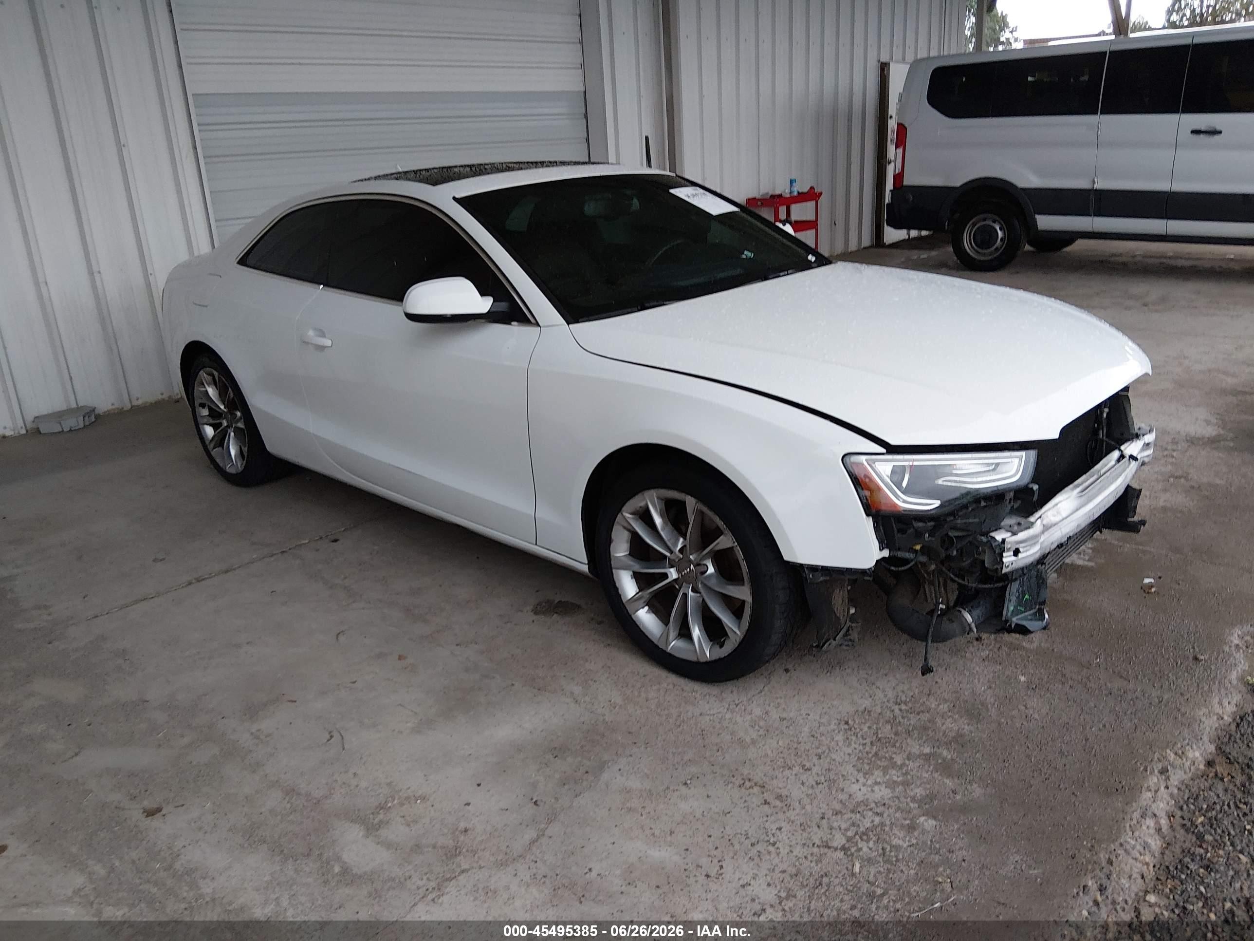 2014 Audi A5 Premium Plus, VIN WAULFAFR3EA013718 — Front end