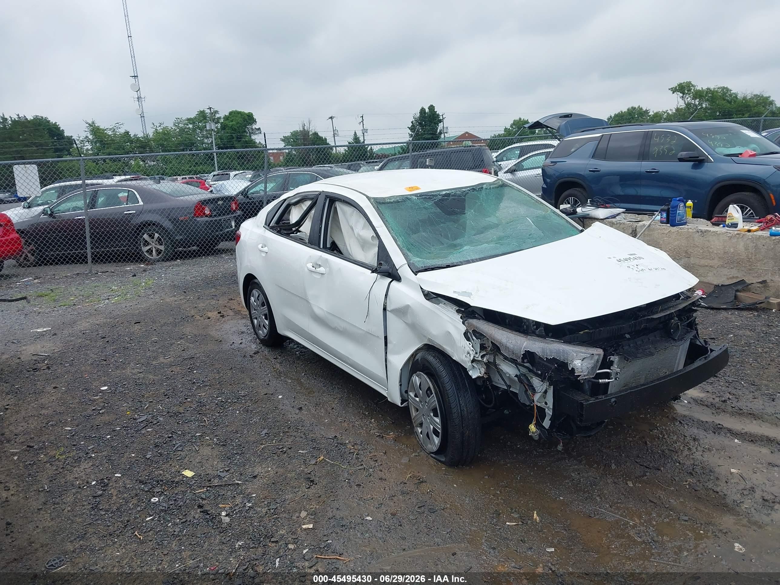 2023 Kia Rio S, VIN 3KPA24AD1PE528901 — Rollover