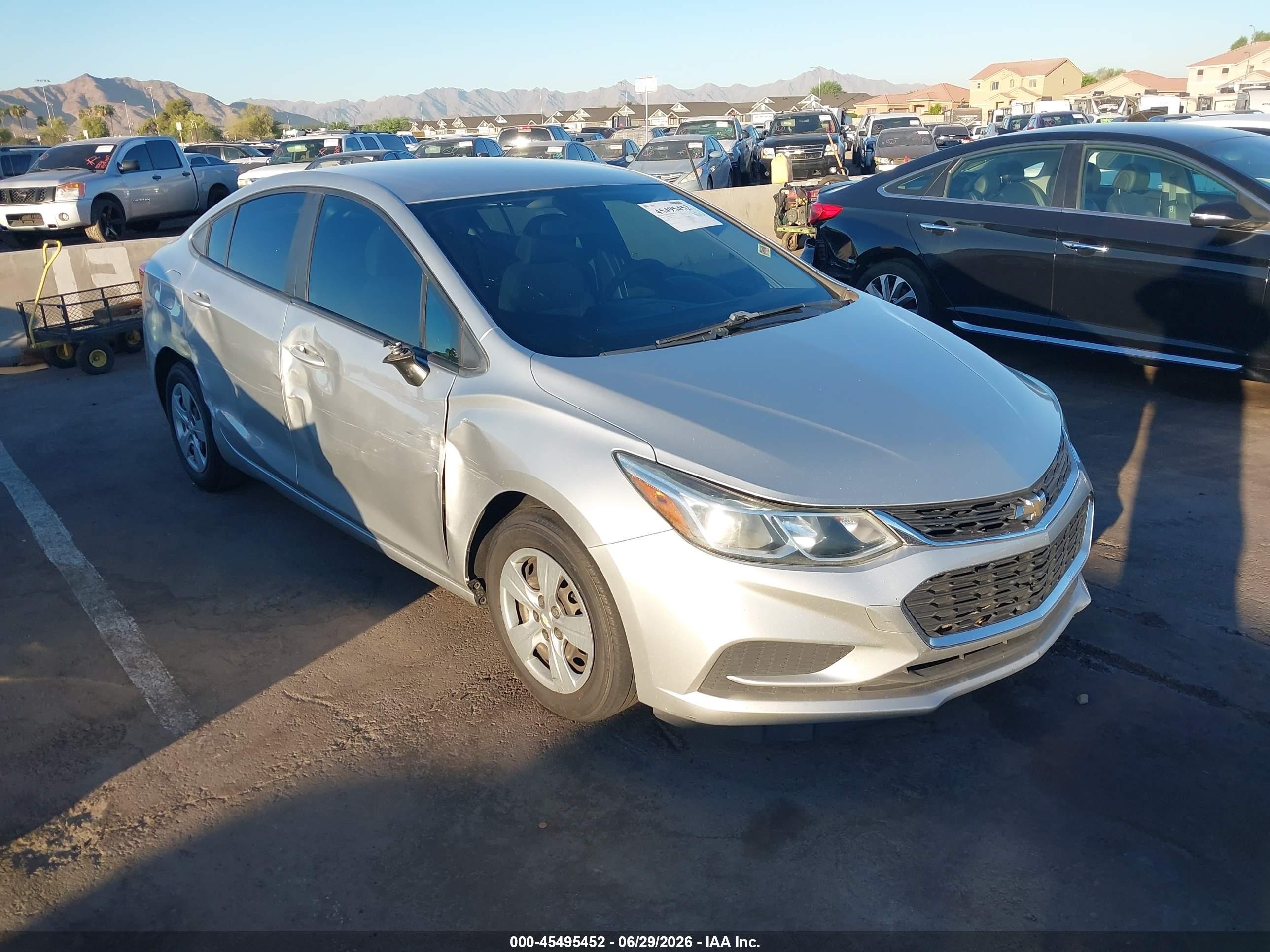2018 Chevrolet Cruze LS, VIN 1G1BC5SM8J7178804 — Side