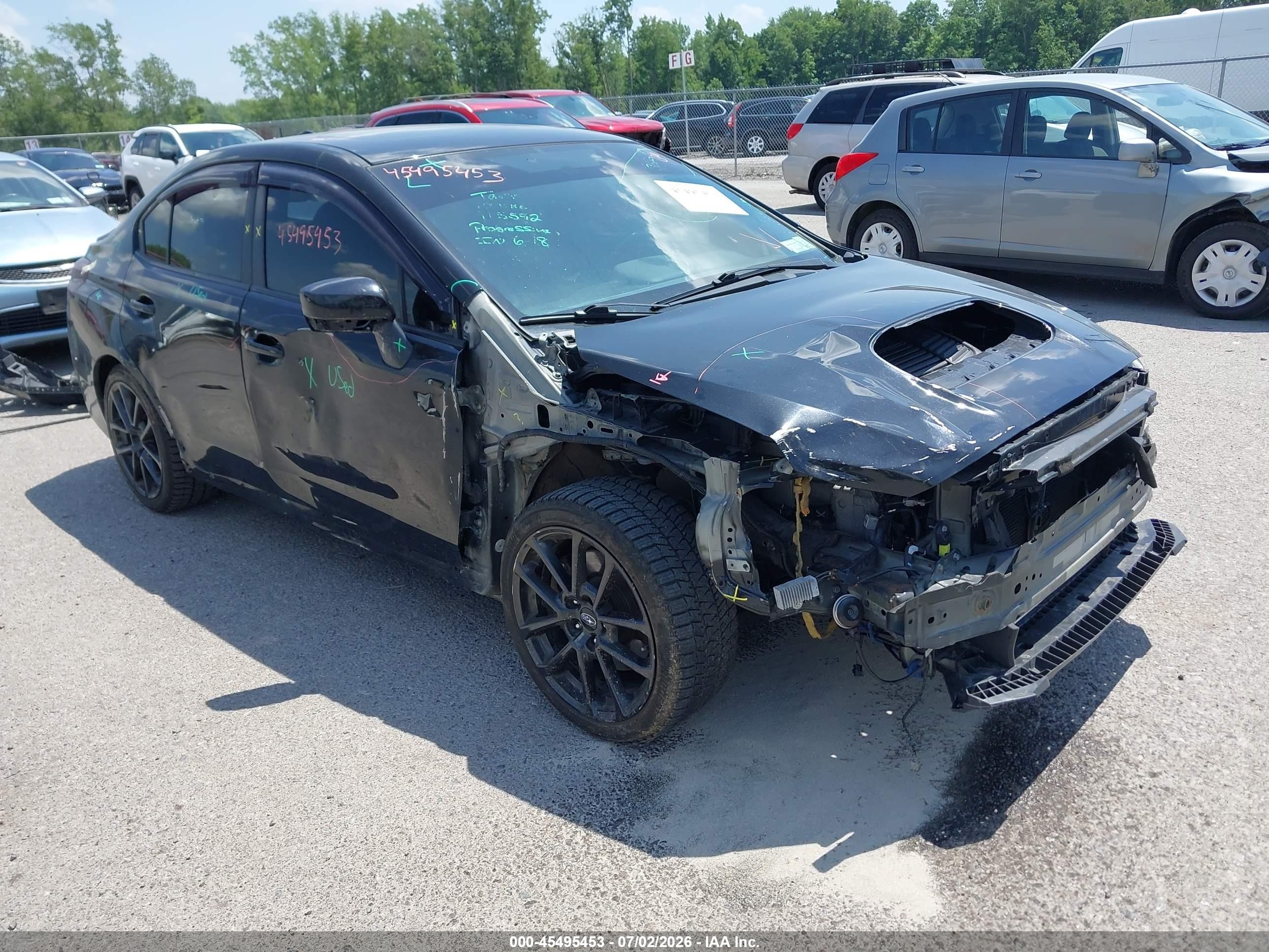 2021 Subaru WRX Premium, VIN JF1VA1C6XM9824202 — Front end
