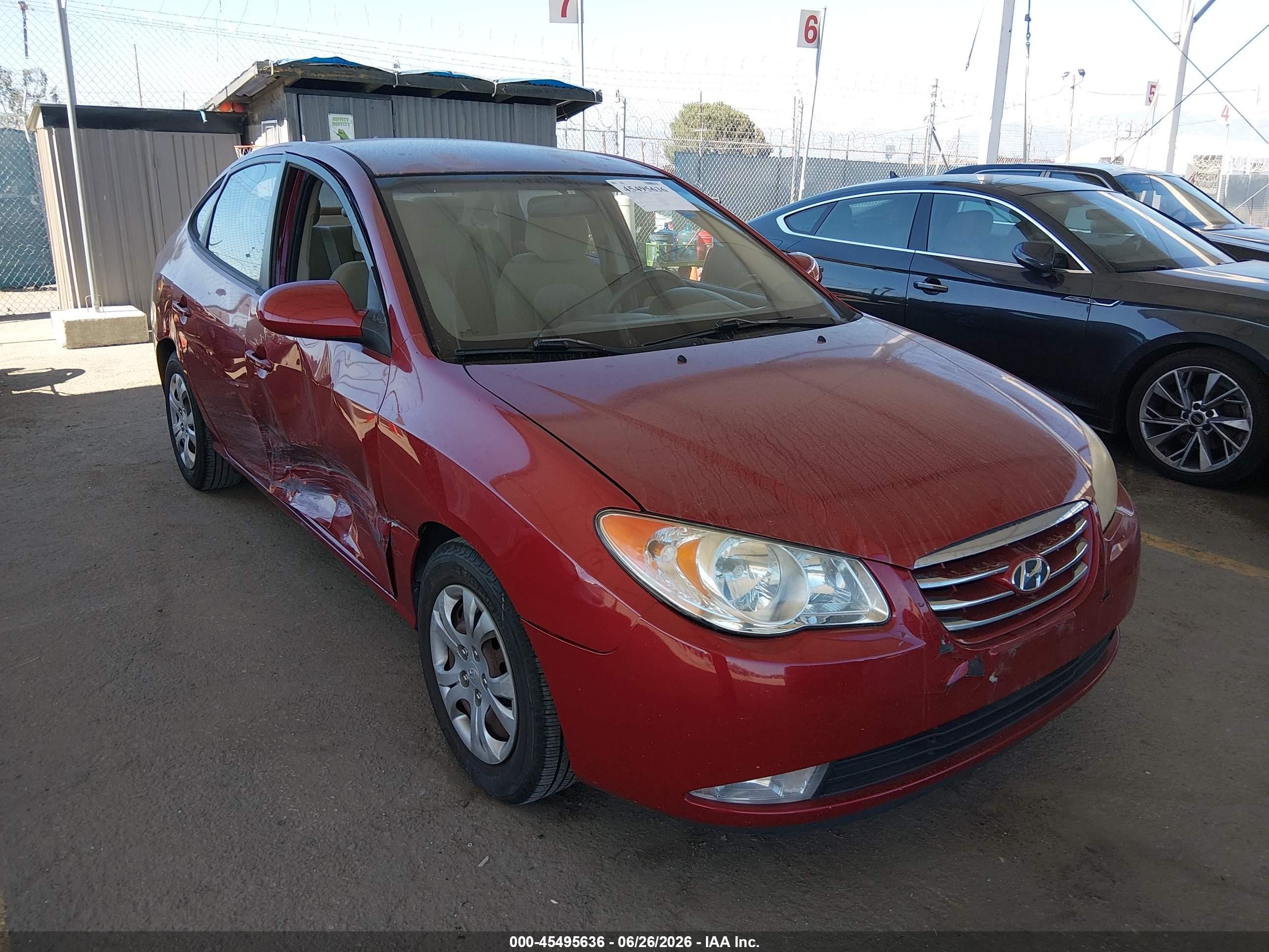 2010 Hyundai Elantra GLS, VIN KMHDU4AD5AU872632 — Side