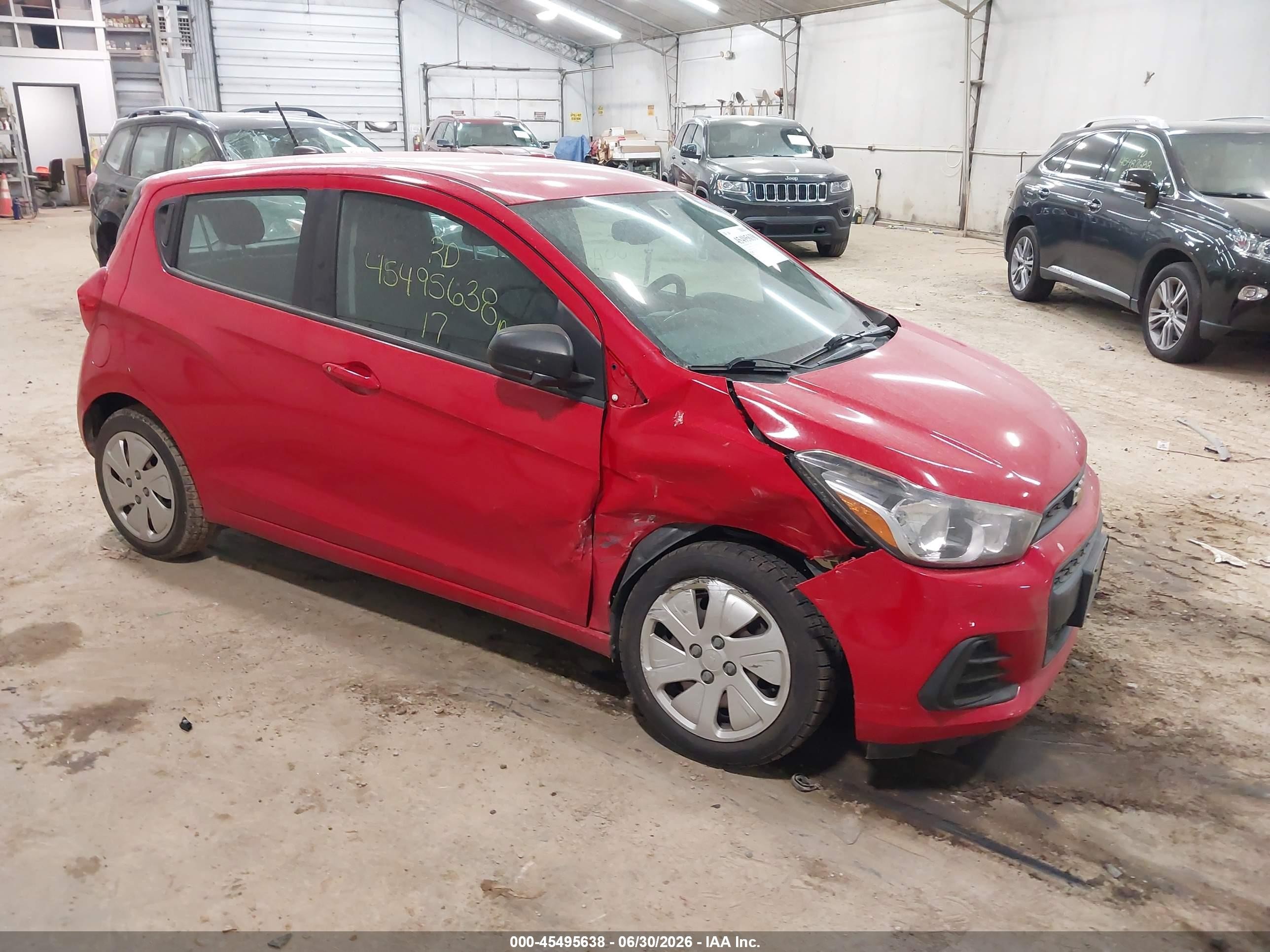 2017 Chevrolet Spark LS, VIN KL8CB6SA2HC734030 — Front end