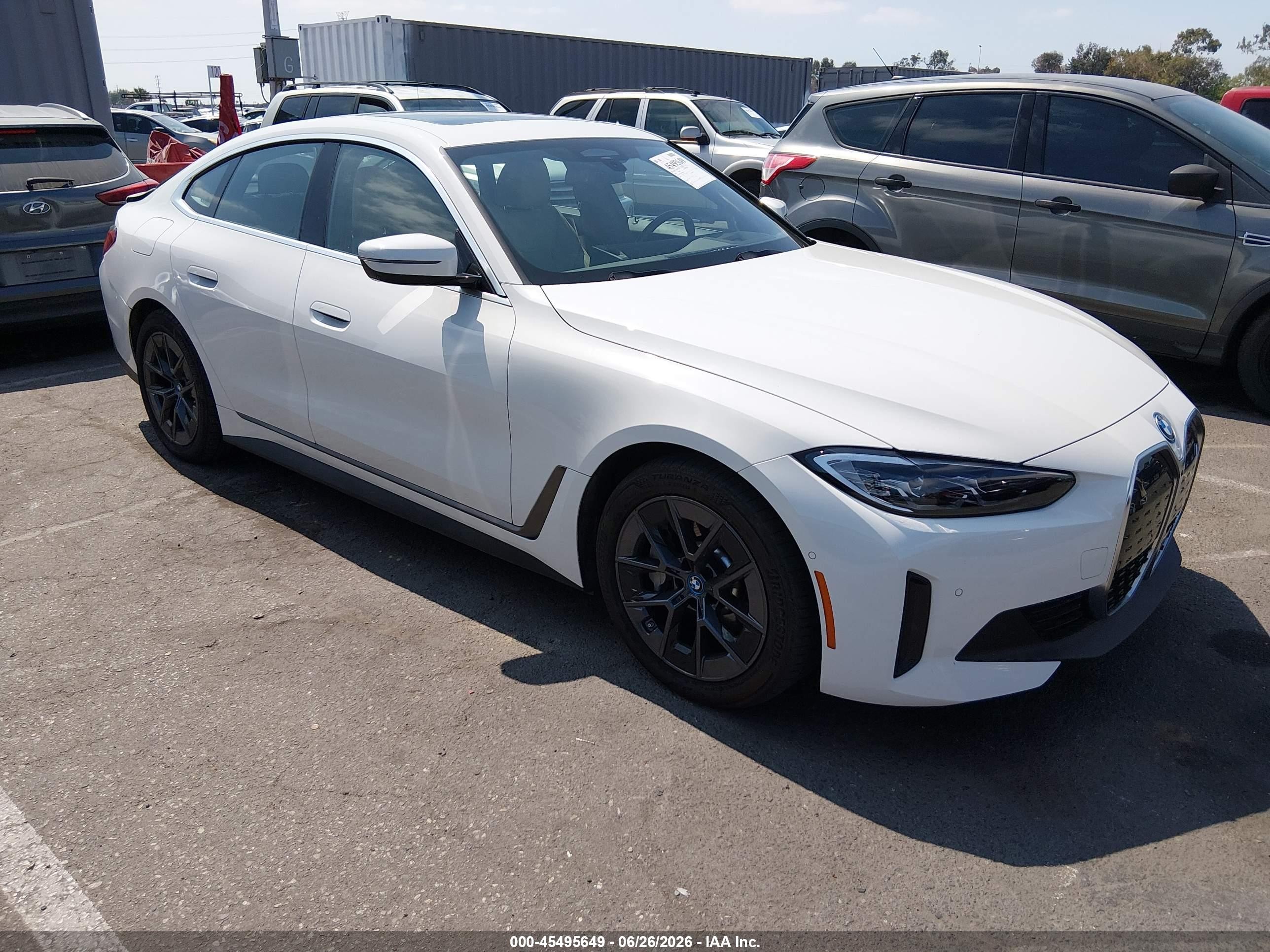2024 BMW i4 eDrive40, VIN WBY73AW03RFR80786 — Rear end