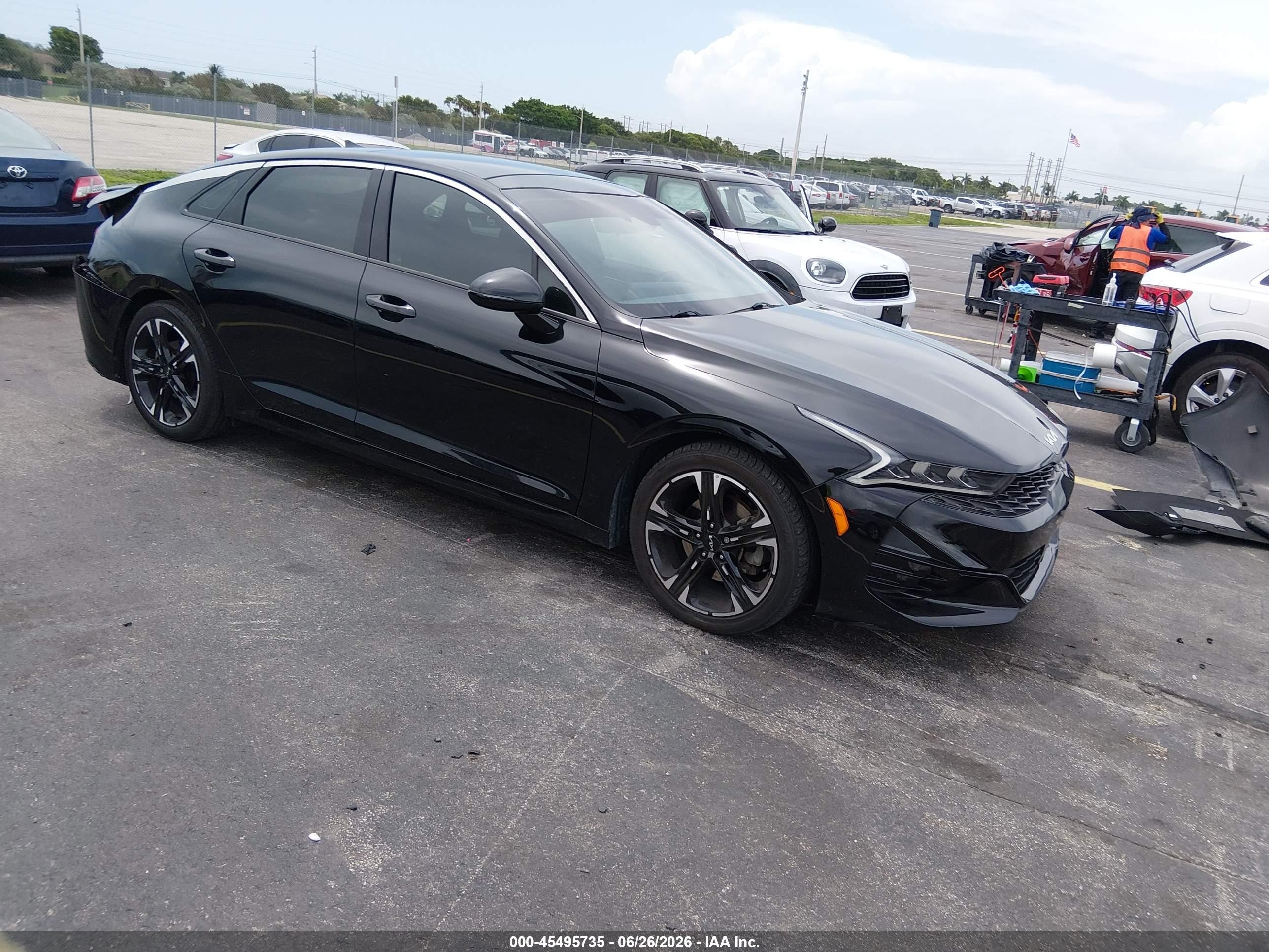 2022 Kia K5 GT-Line, VIN 5XXG64J28NG132899 — Rear end