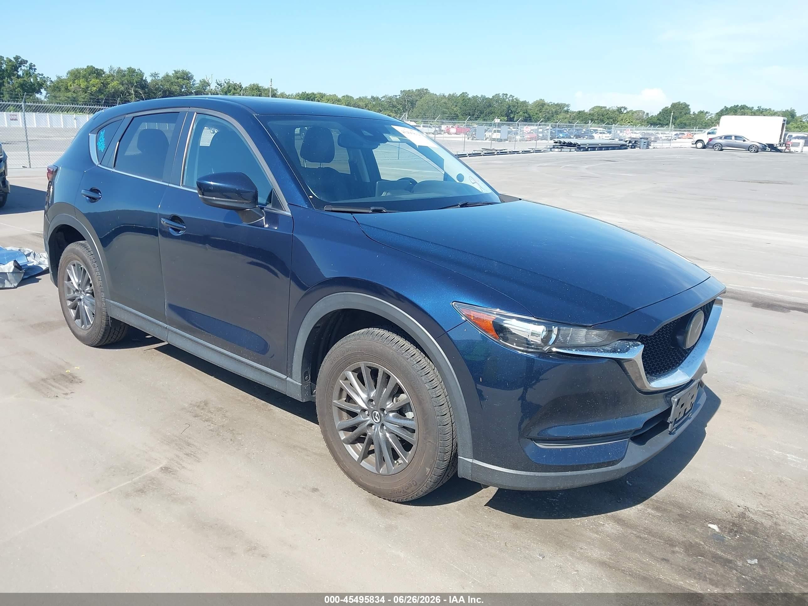 2021 Mazda CX-5 Carbon Edition, VIN JM3KFBCM7M0405108 — Rear end