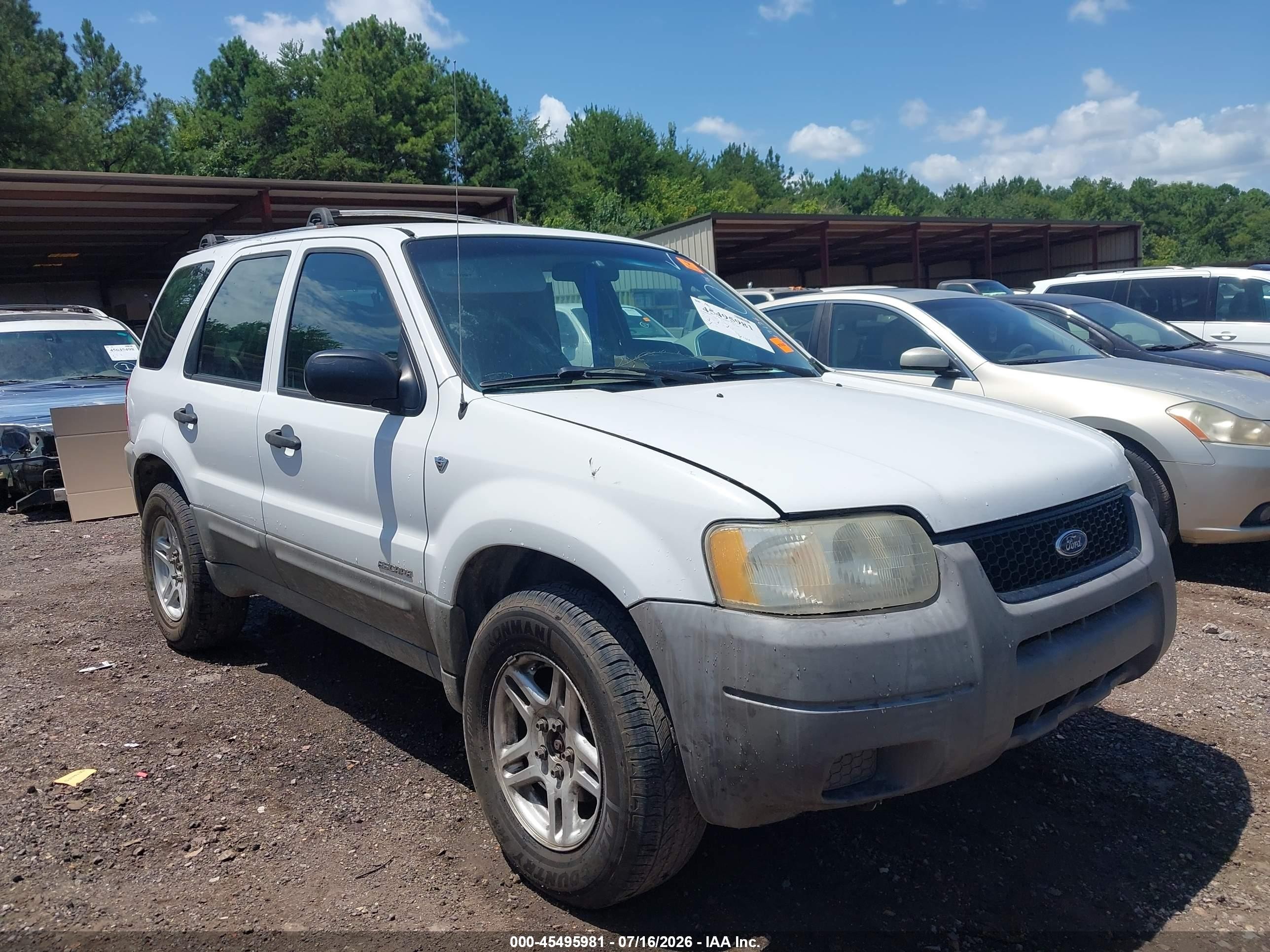 2001 Ford Escape XLS, VIN 1FMYU01151KA47136 — Обычный износ