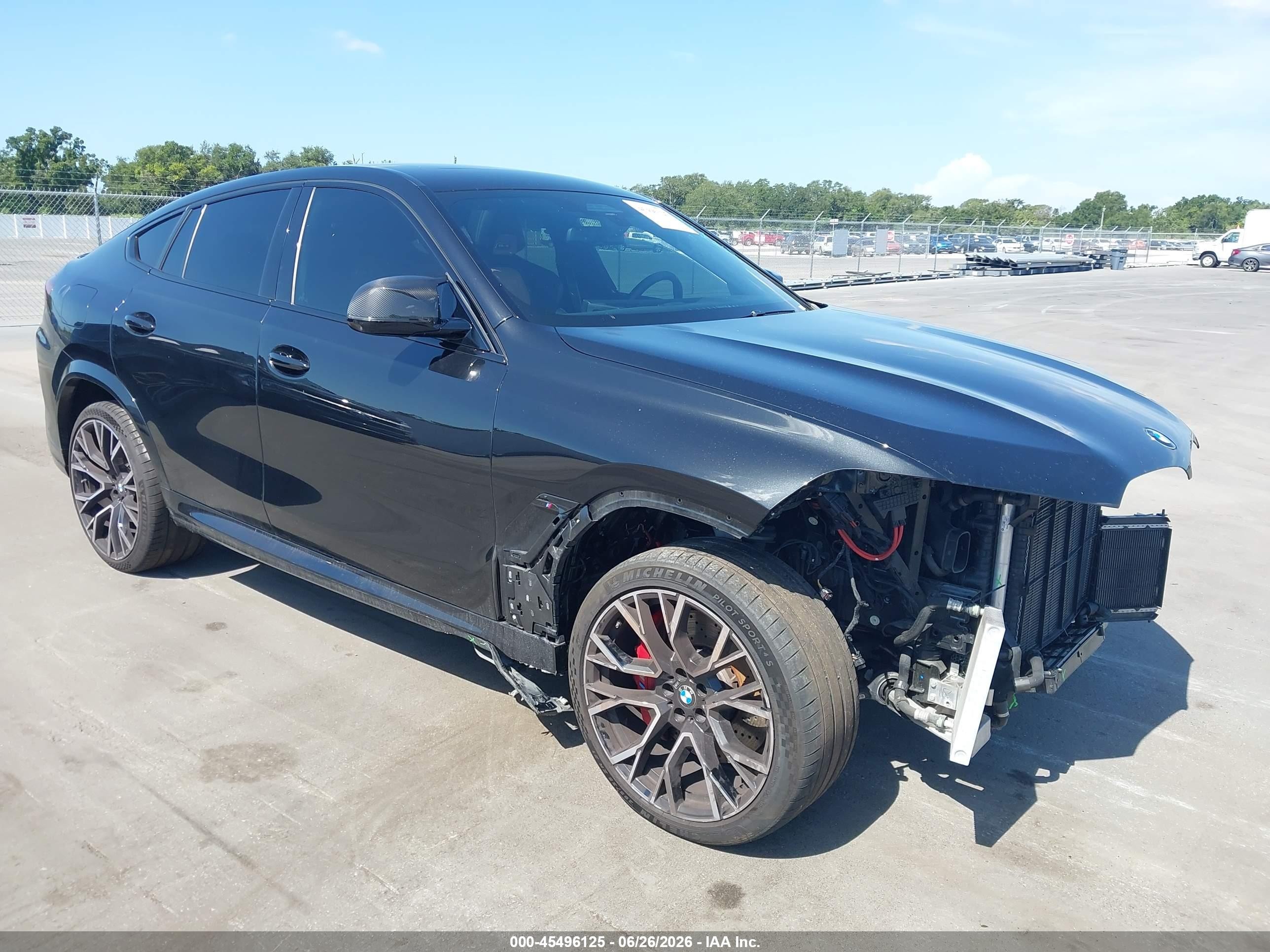 2024 BMW X6 M, VIN 5YM23ET04R9U40182 — Front end