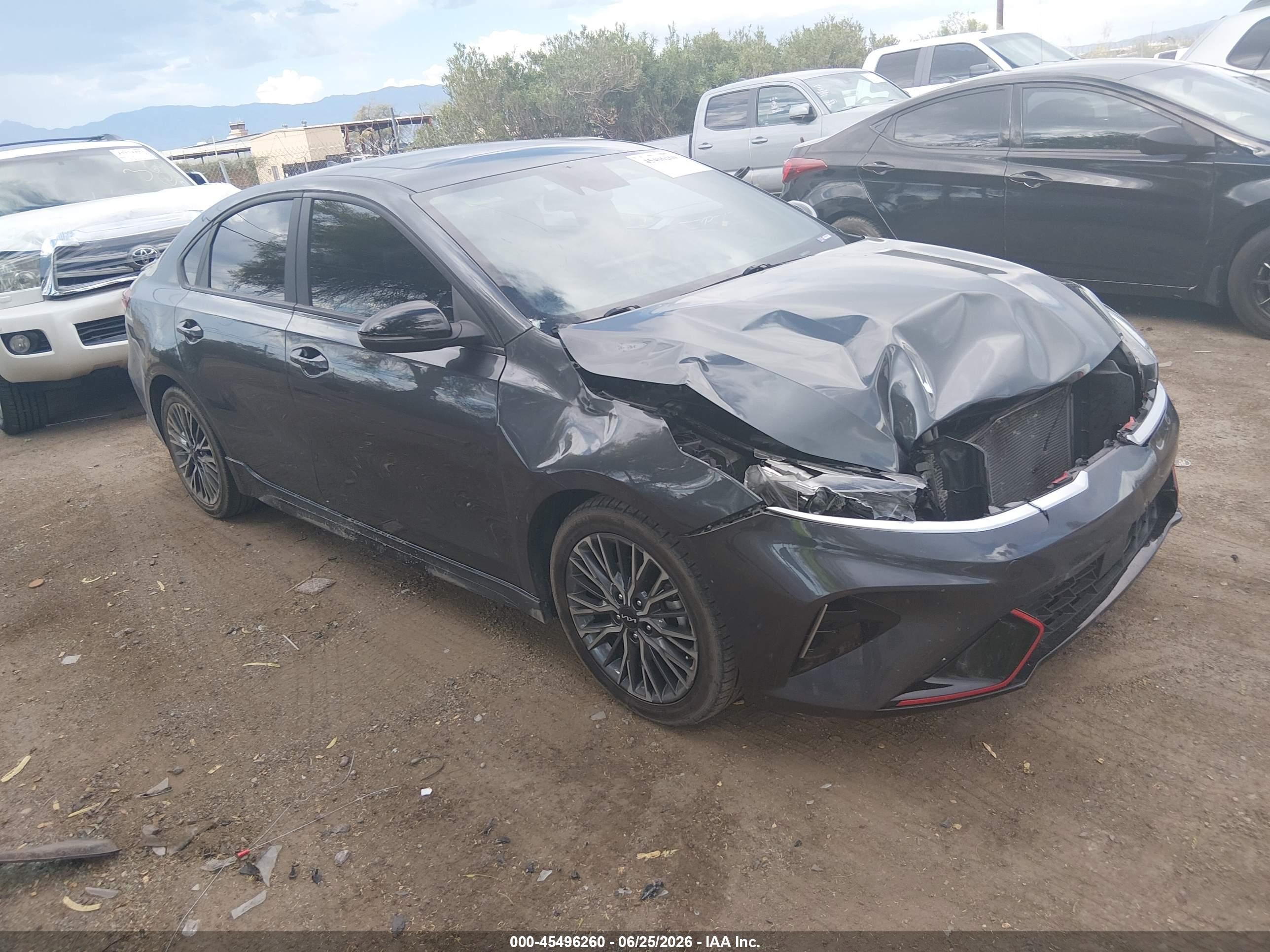 2023 Kia Forte GT-Line, VIN 3KPF54AD3PE642718 — Front end