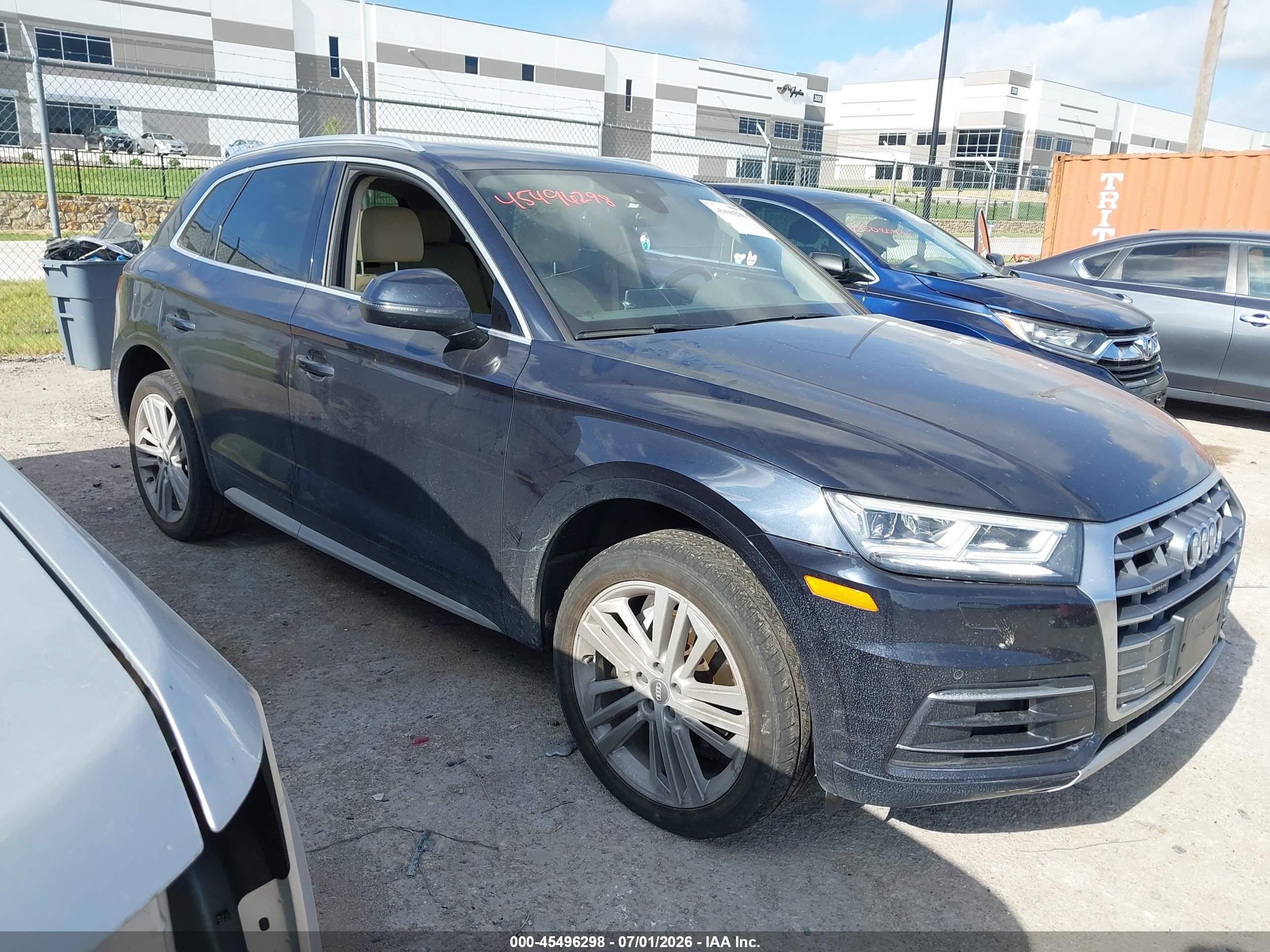 2018 Audi Q5 Premium Plus, VIN WA1BNAFY5J2200305 — Hail