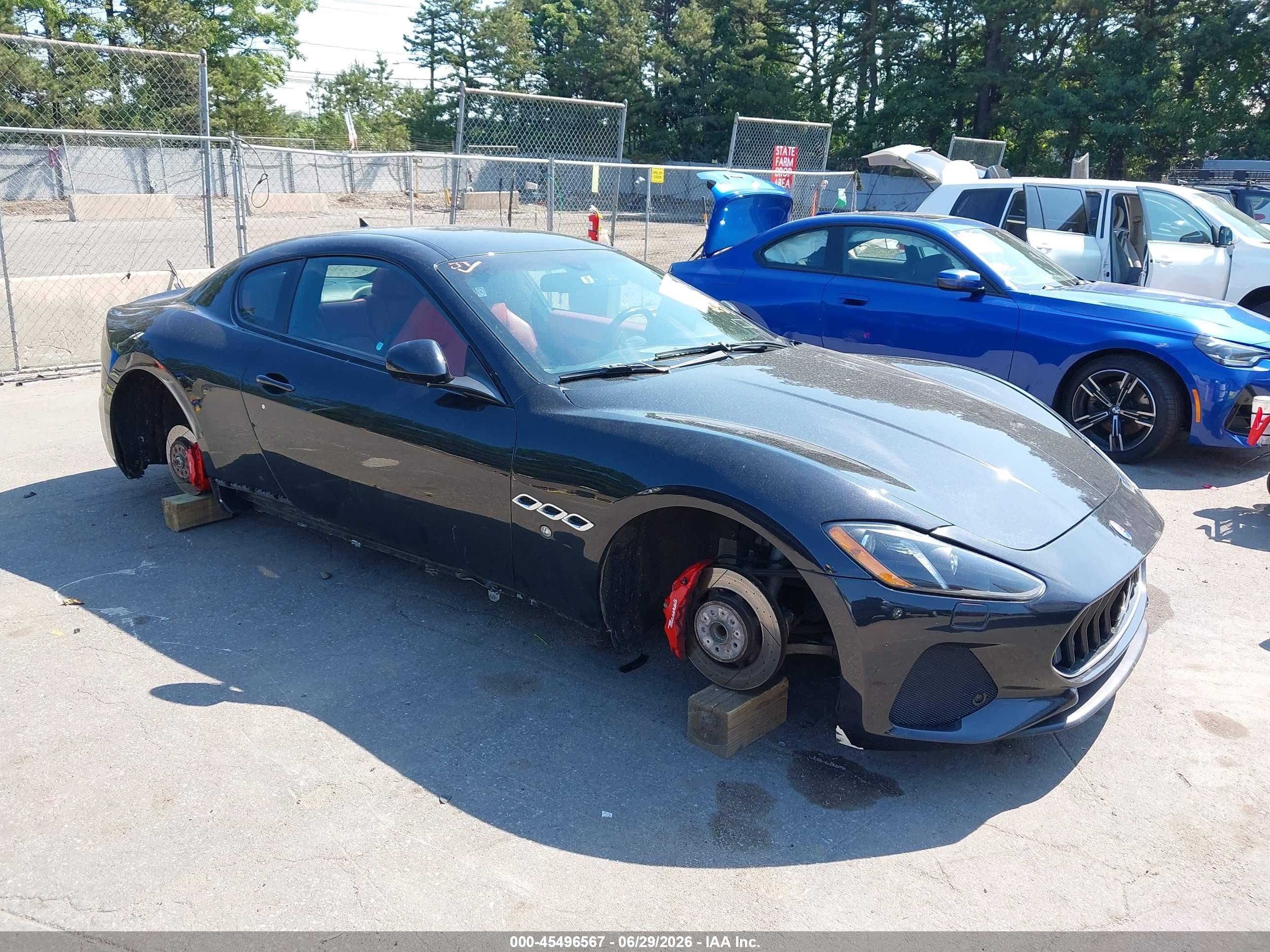 2018 Maserati GranTurismo Sport, VIN ZAM45VLA5J0253915 — Vandalism