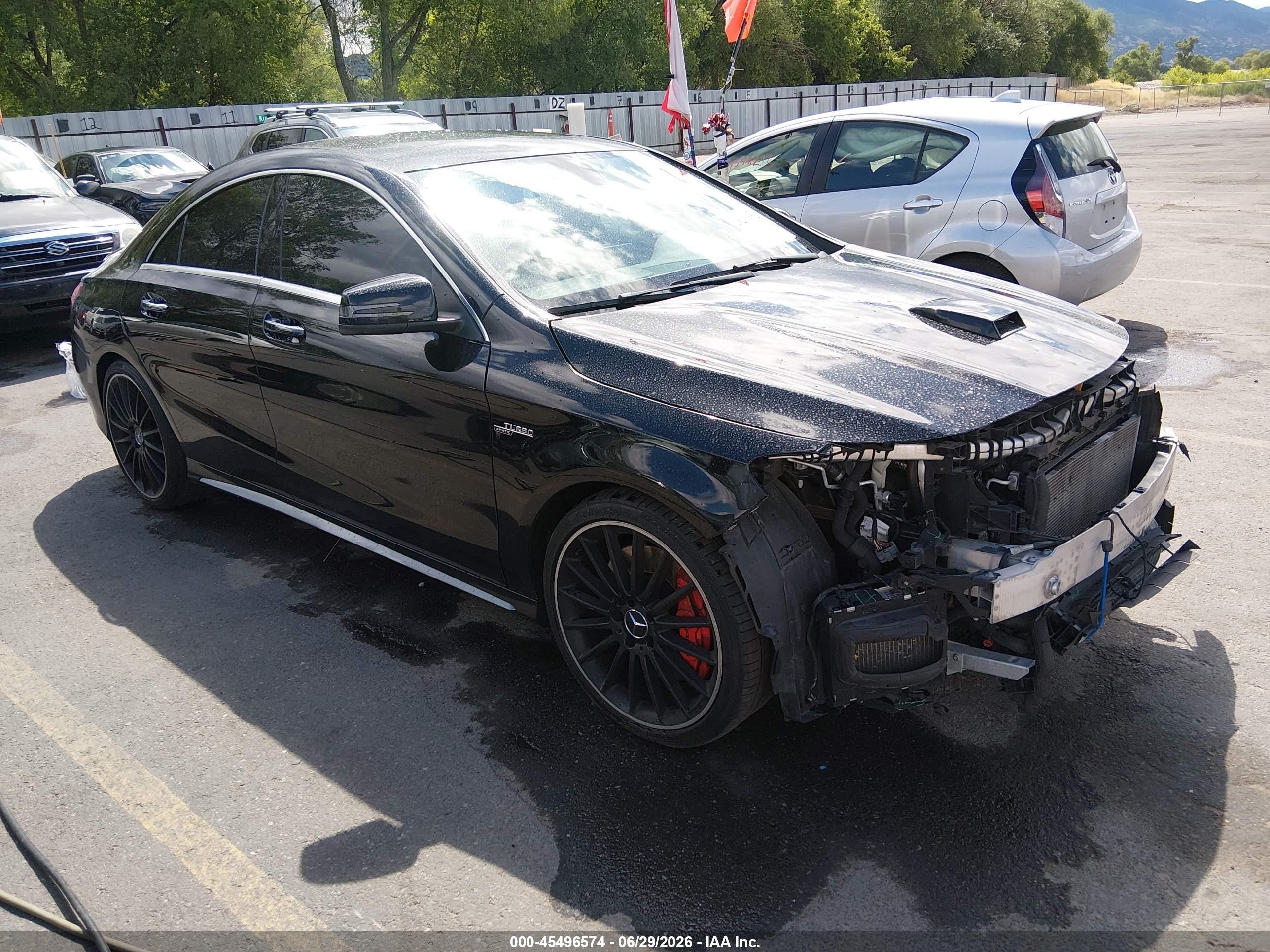 2016 Mercedes-Benz CLA 45 AMG, VIN WDDSJ5CB1GN383725 — Front end