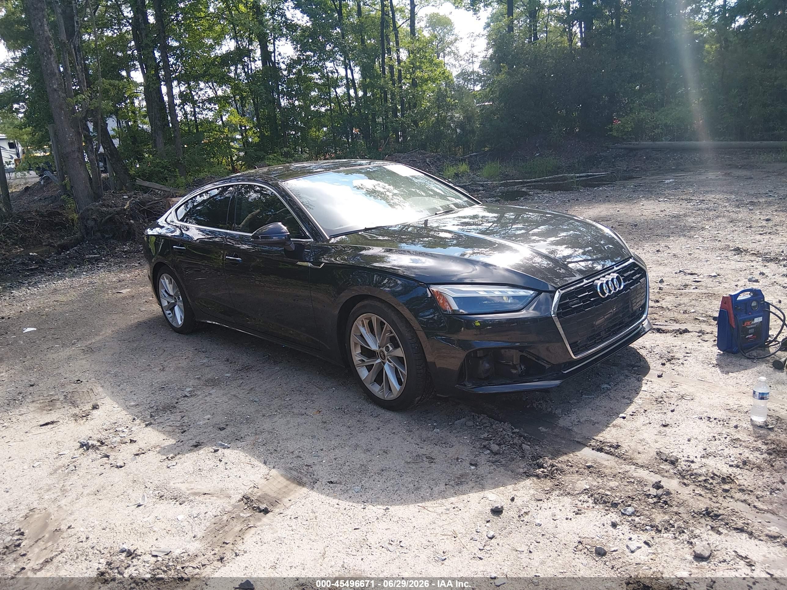 2022 Audi A5 Sportback Premium Plus, VIN WAUCBCF53NA040261 — Undercarriage