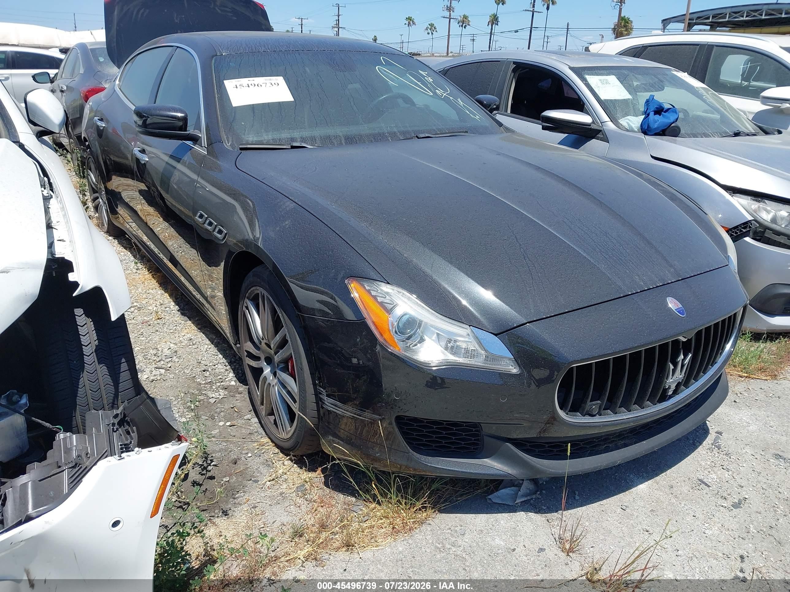 2016 Maserati Quattroporte S, VIN ZAM56RPA4G1189291 — Rear end
