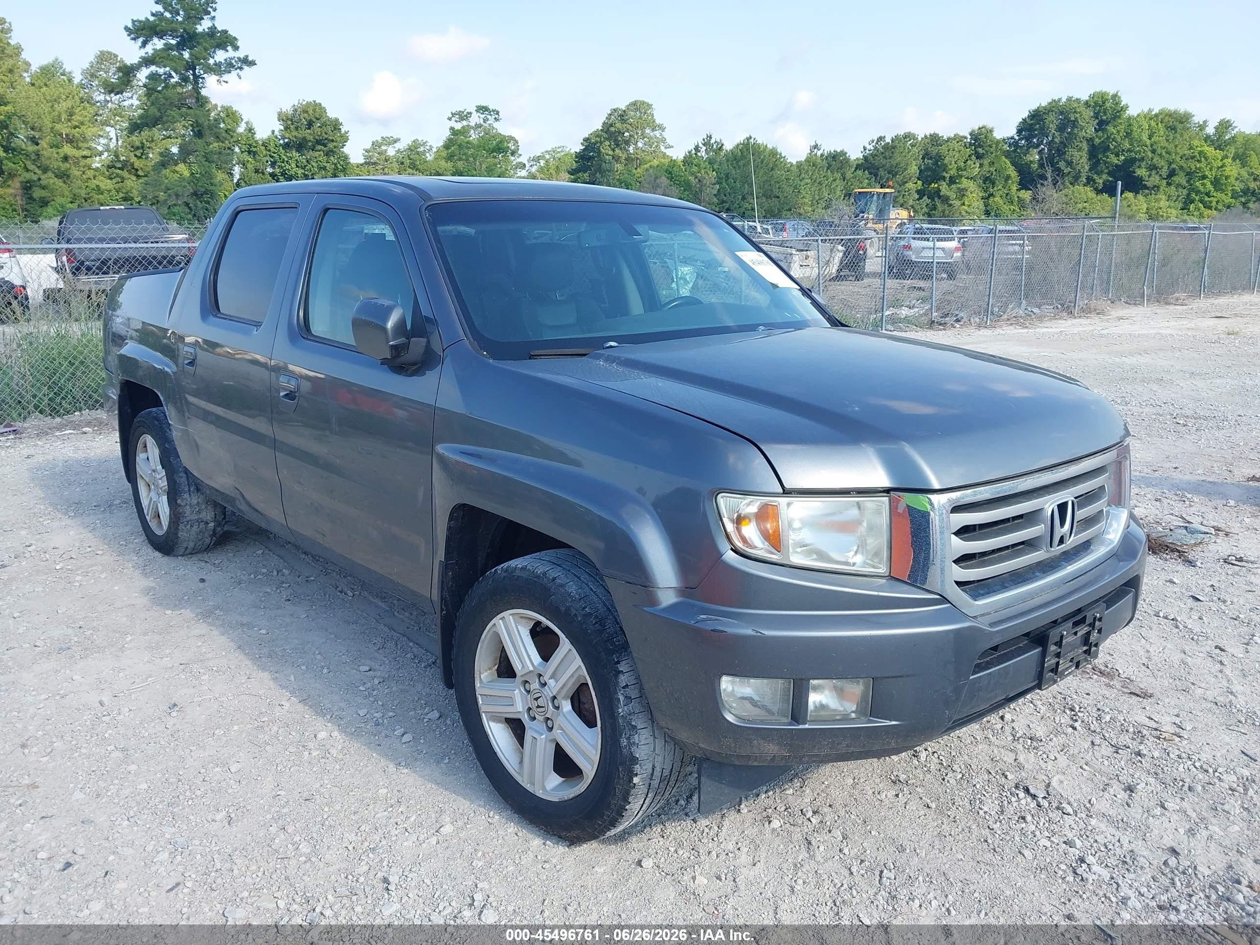 2012 Honda Ridgeline RTL, VIN 5FPYK1F52CB451188 — Normal wear