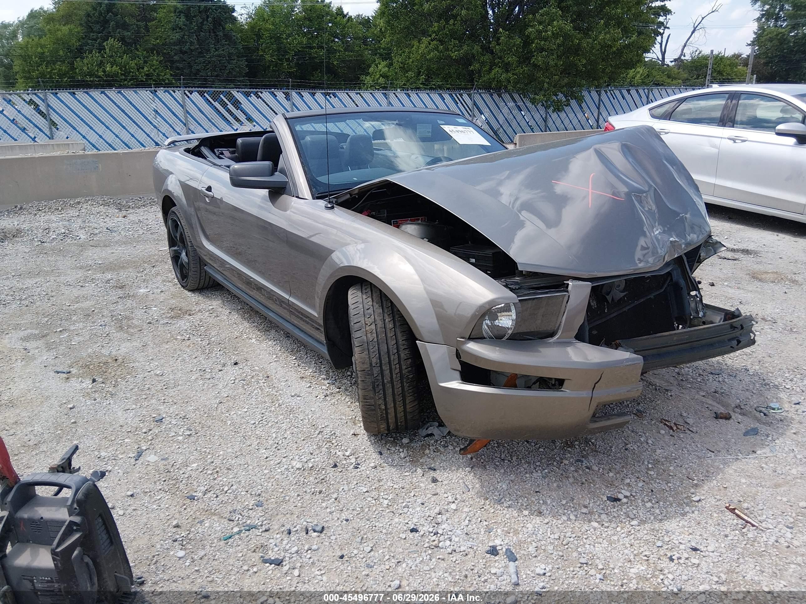 2005 Ford Mustang Deluxe, VIN 1ZVFT84N955232299 — Front end