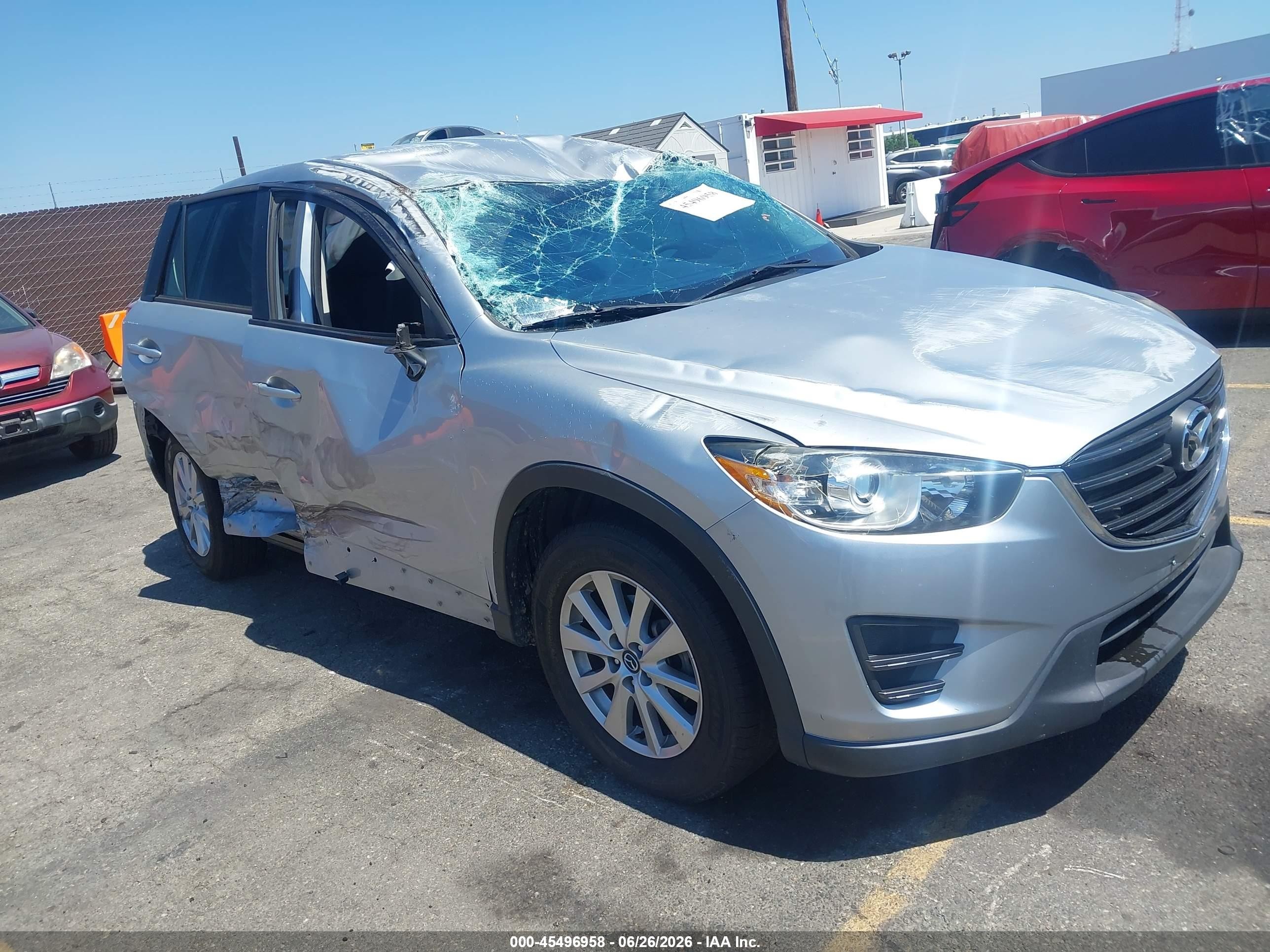 2016 Mazda CX-5 Sport, VIN JM3KE4BY5G0803652 — Rollover