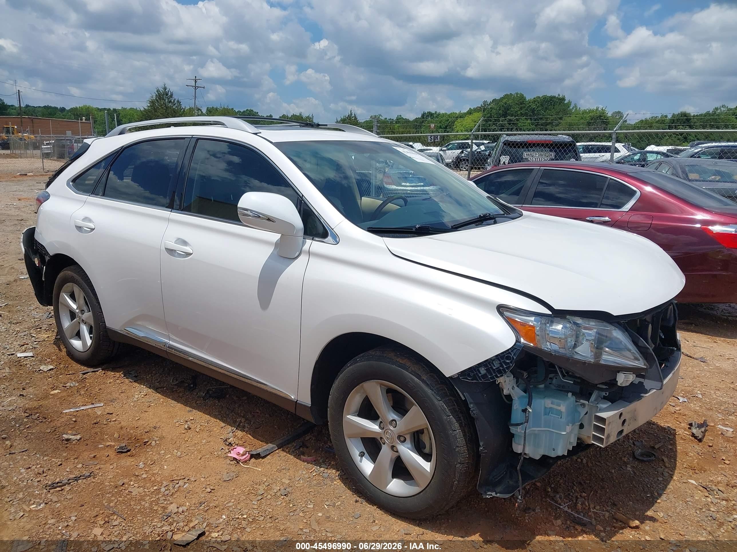 2012 Lexus RX 350, VIN 2T2BK1BA7CC125680 — All over