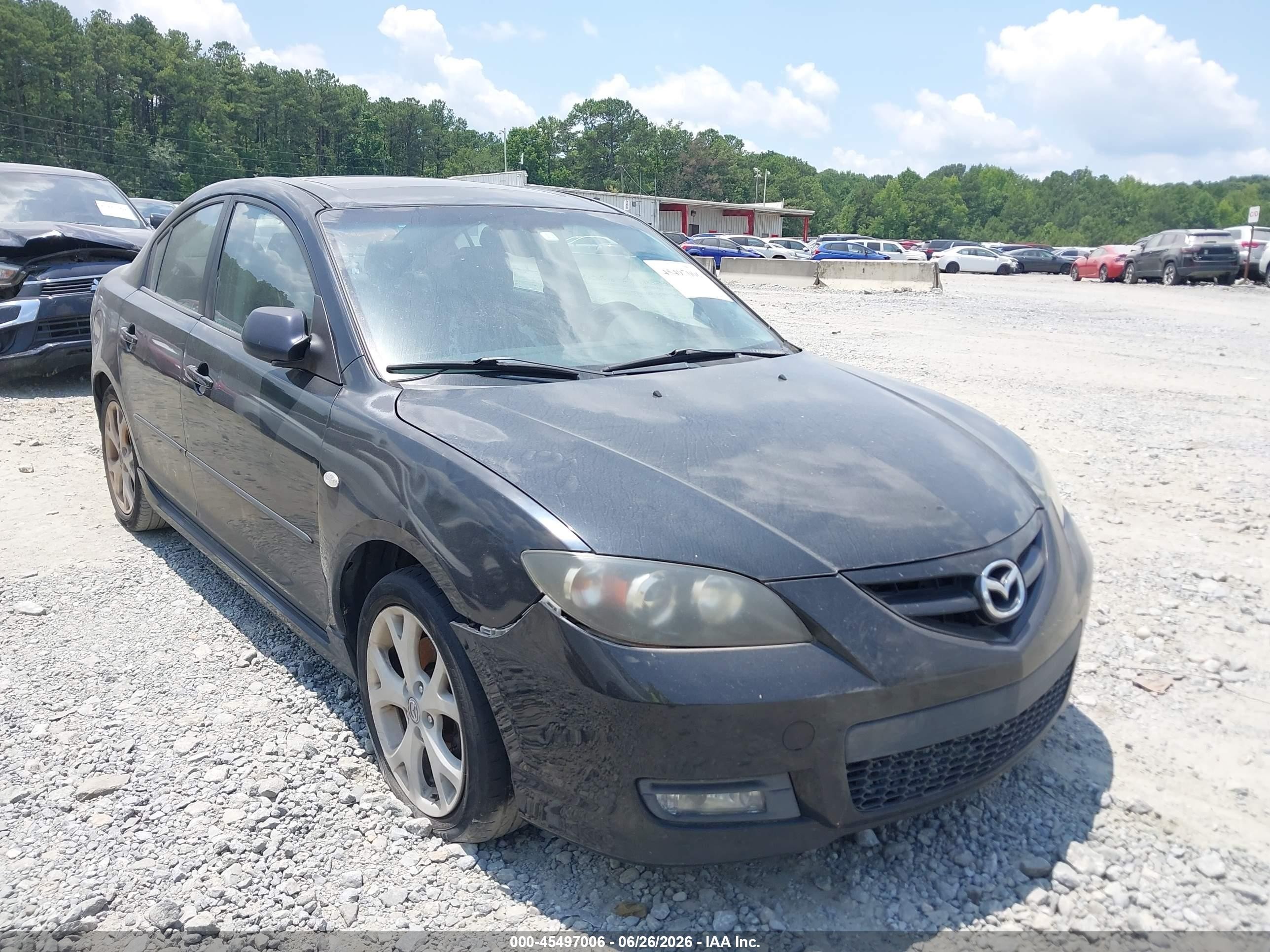 2008 Mazda 3 S Touring, VIN JM1BK323581782670 — Normal wear