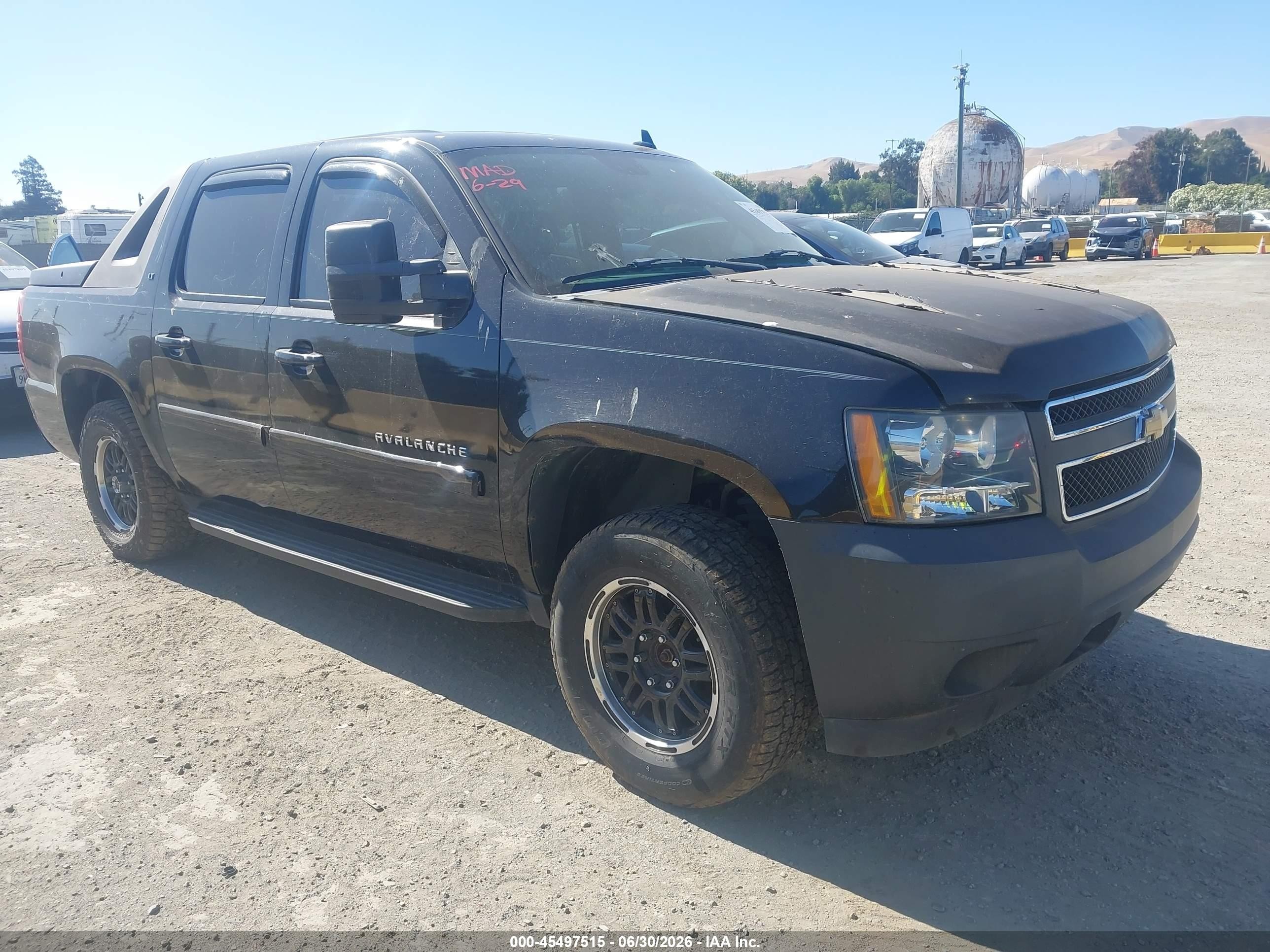 2007 Chevrolet Avalanche 3LT, VIN 3GNFK12Y77G294443 — Зад