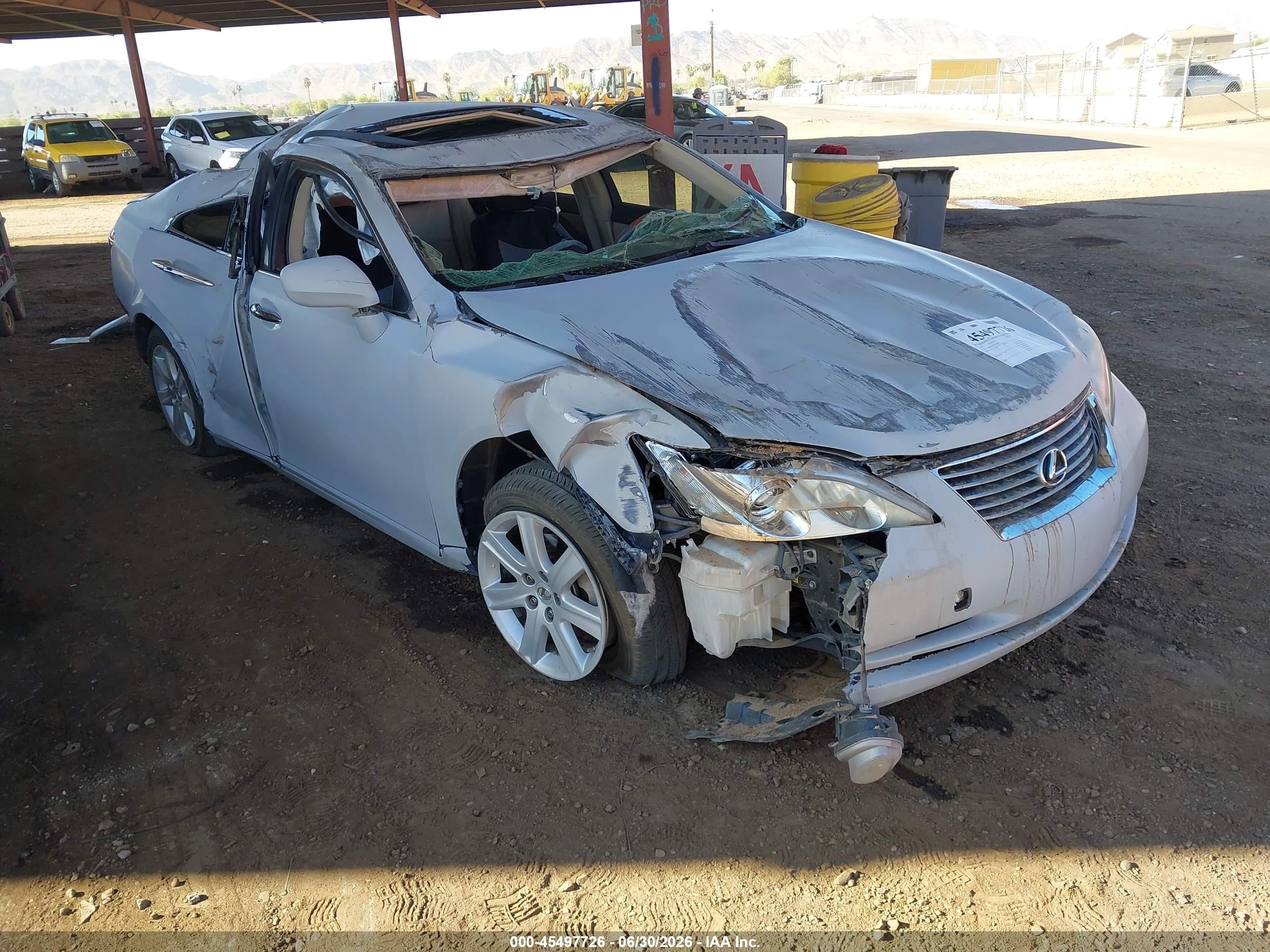 2008 Lexus ES 330, VIN JTHBJ46G582159189 — Rollover