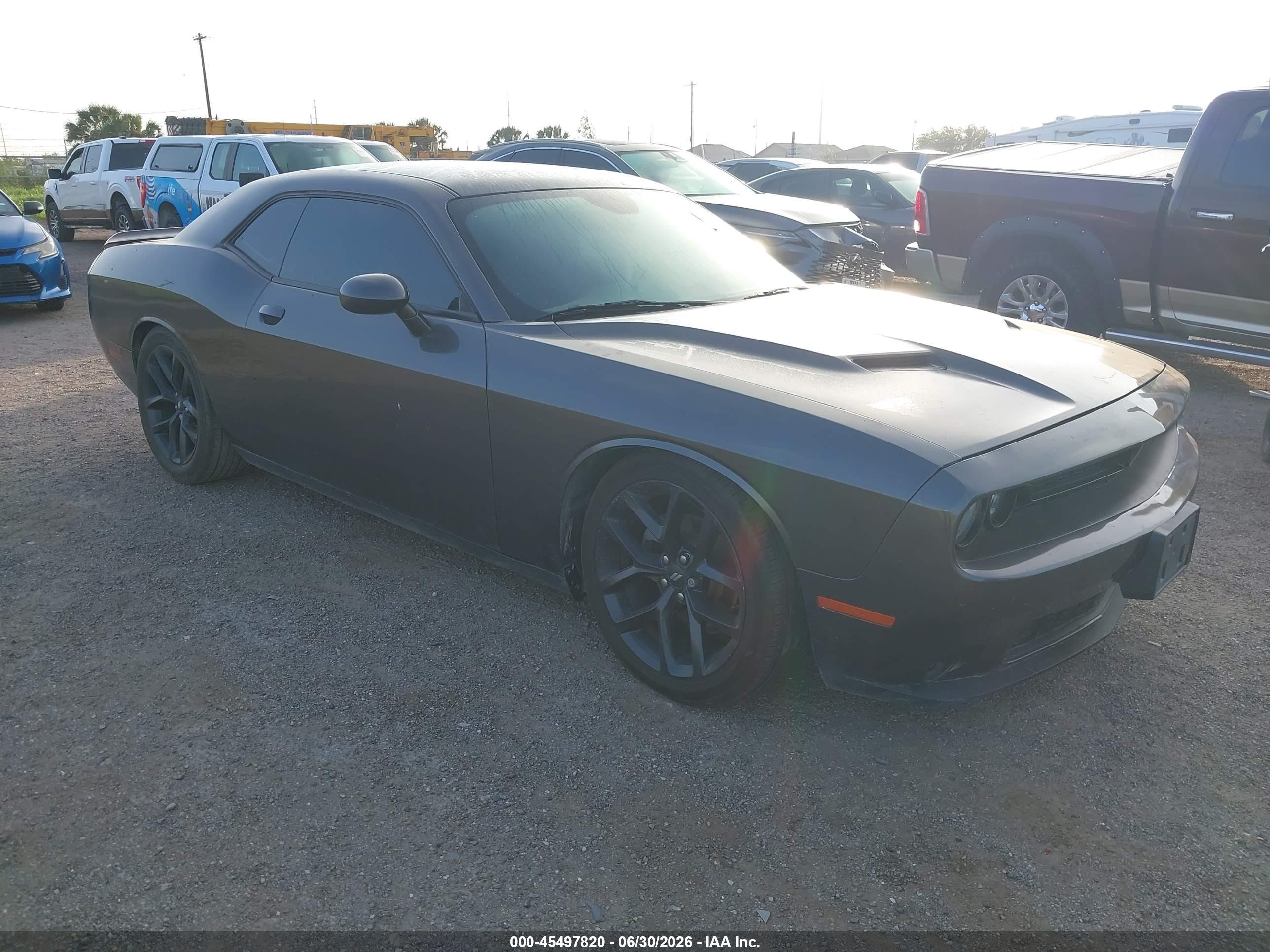 2021 Dodge Challenger SXT, VIN 2C3CDZAG1MH514284 — Hail