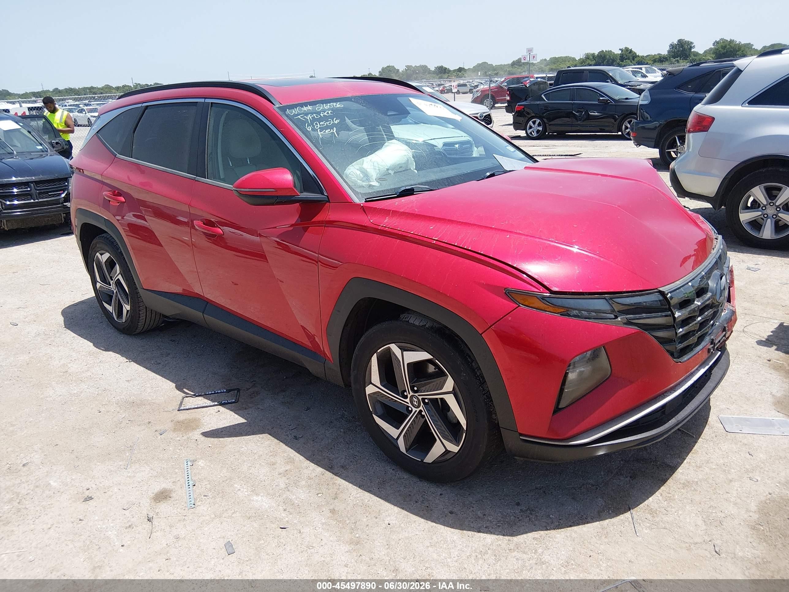 2022 Hyundai Tucson SEL, VIN 5NMJC3AE7NH002570 — Front end