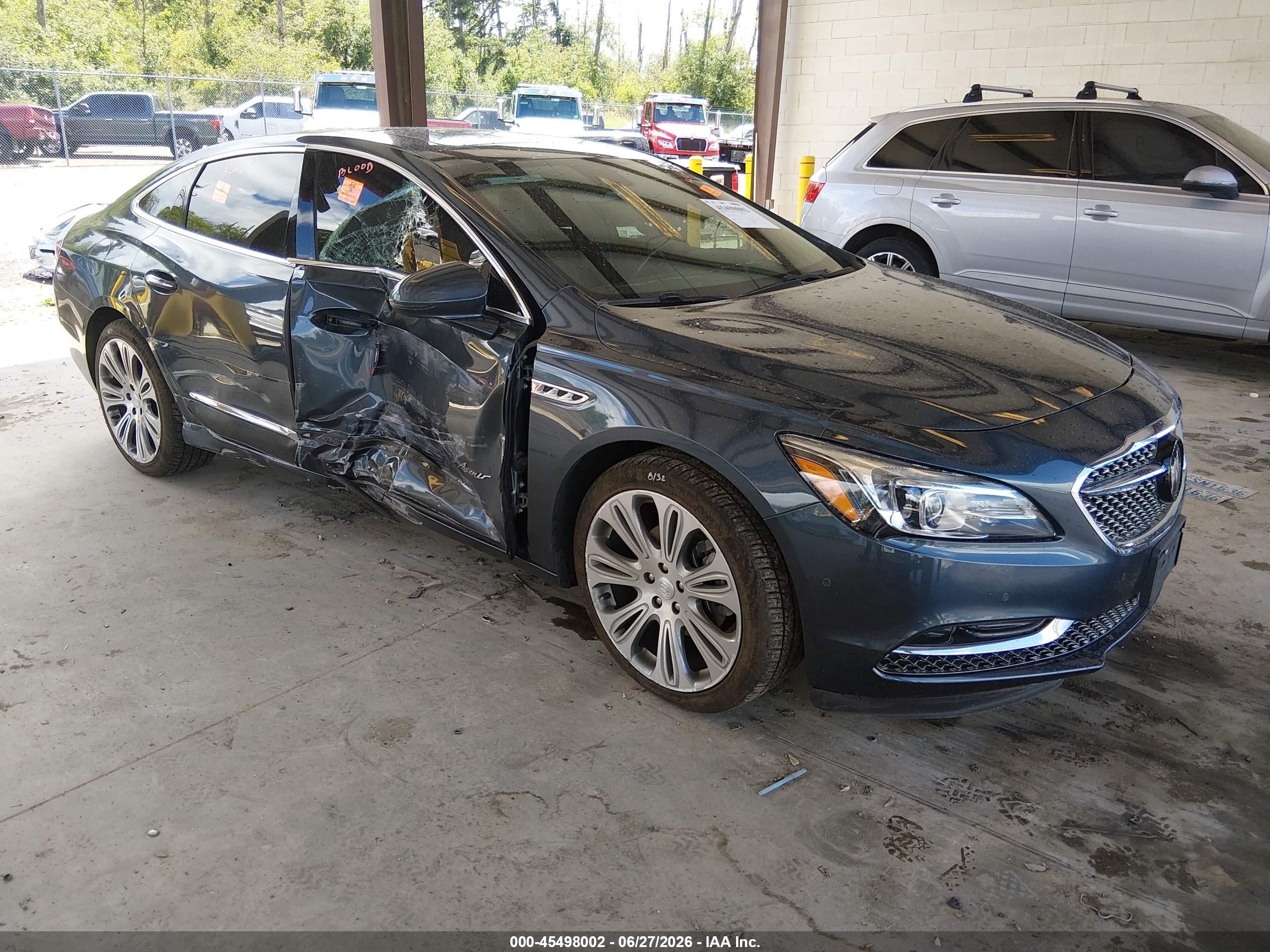 2019 Buick LaCrosse Avenir, VIN 1G4ZV5SS6KU107078 — Biohazard / chemical