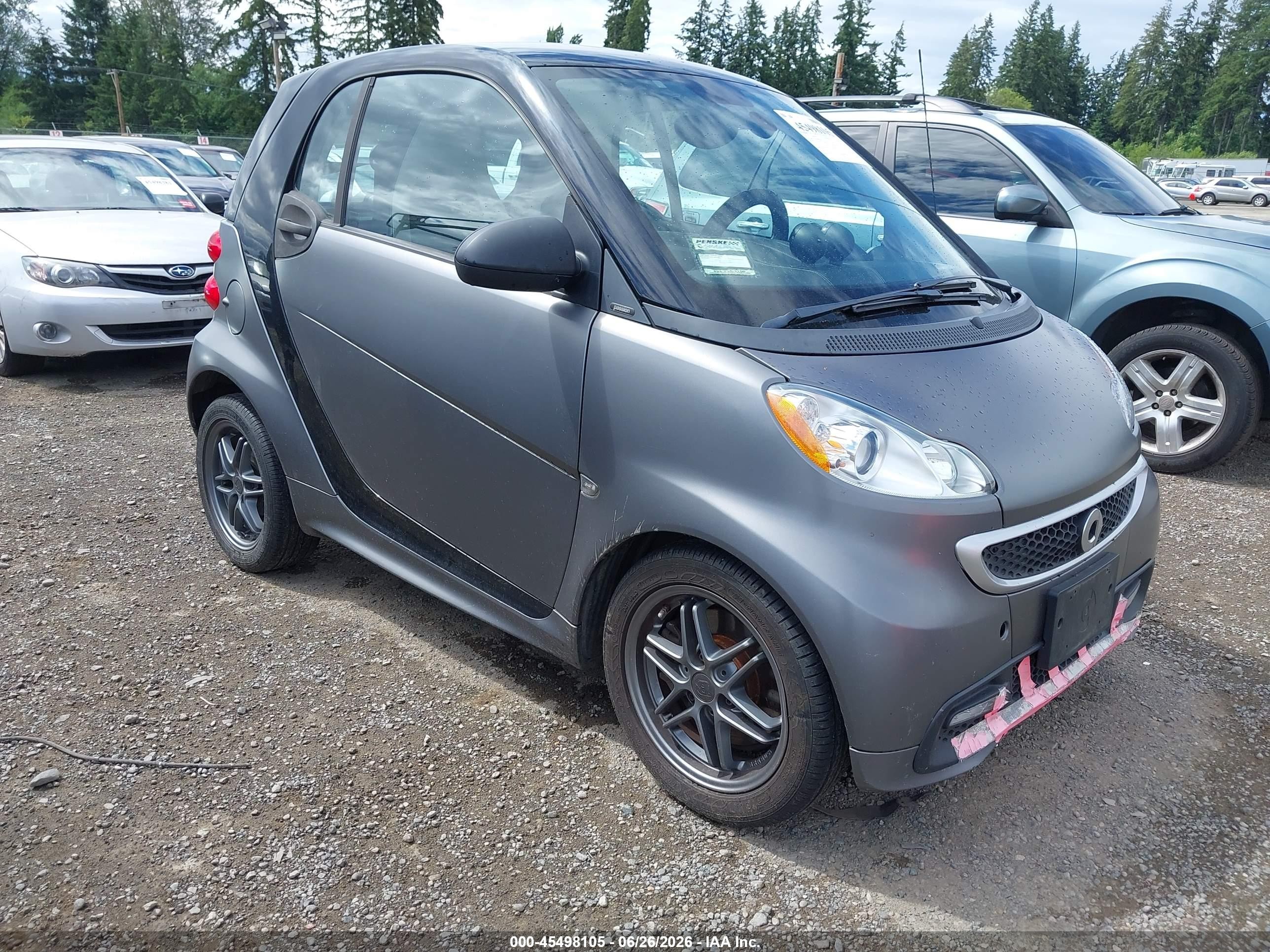 2013 Smart fortwo Pure, VIN WMEEJ3BA2DK601366 — Обычный износ
