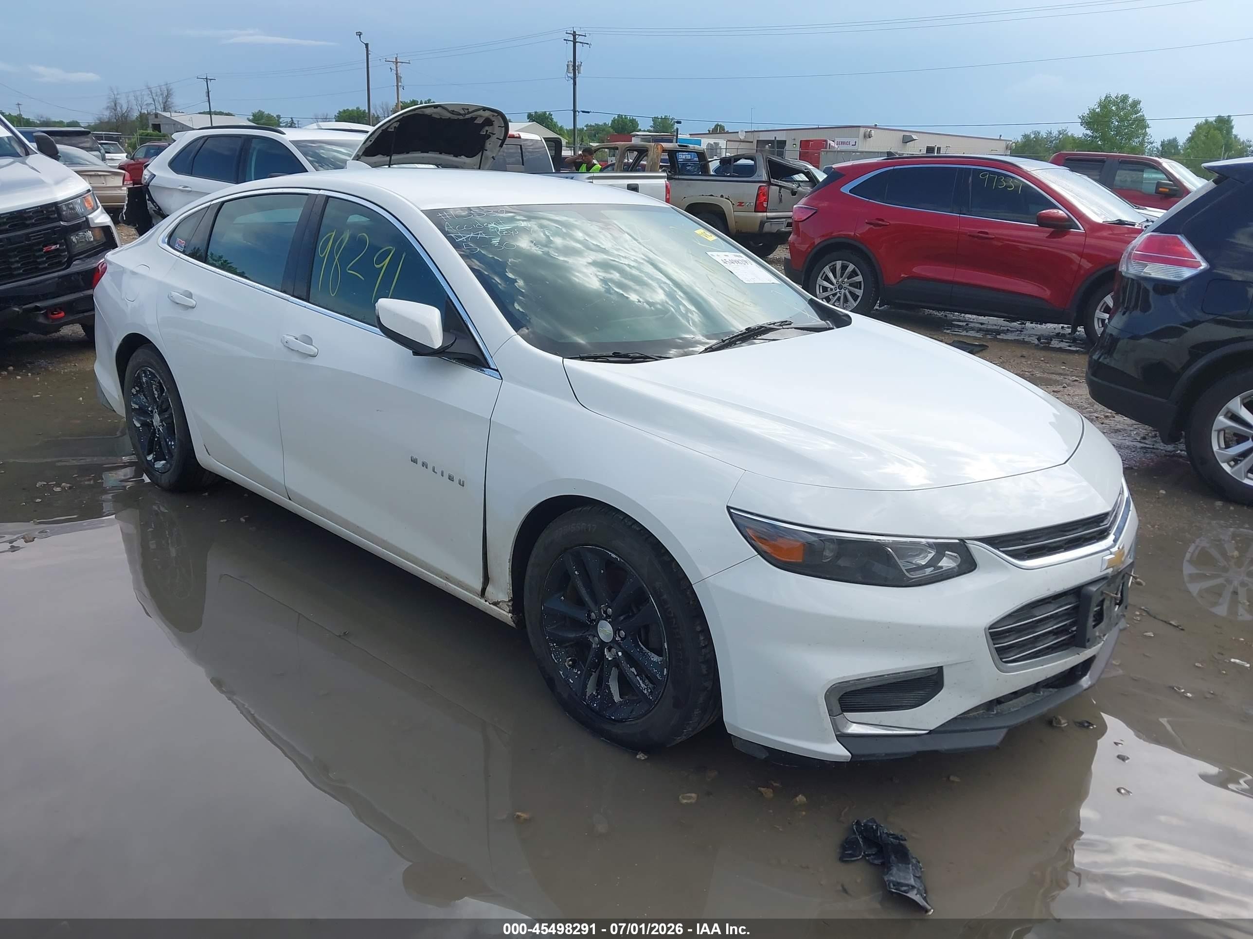 2016 Chevrolet Malibu LT, VIN 1G1ZE5ST6GF222099 — Rear end