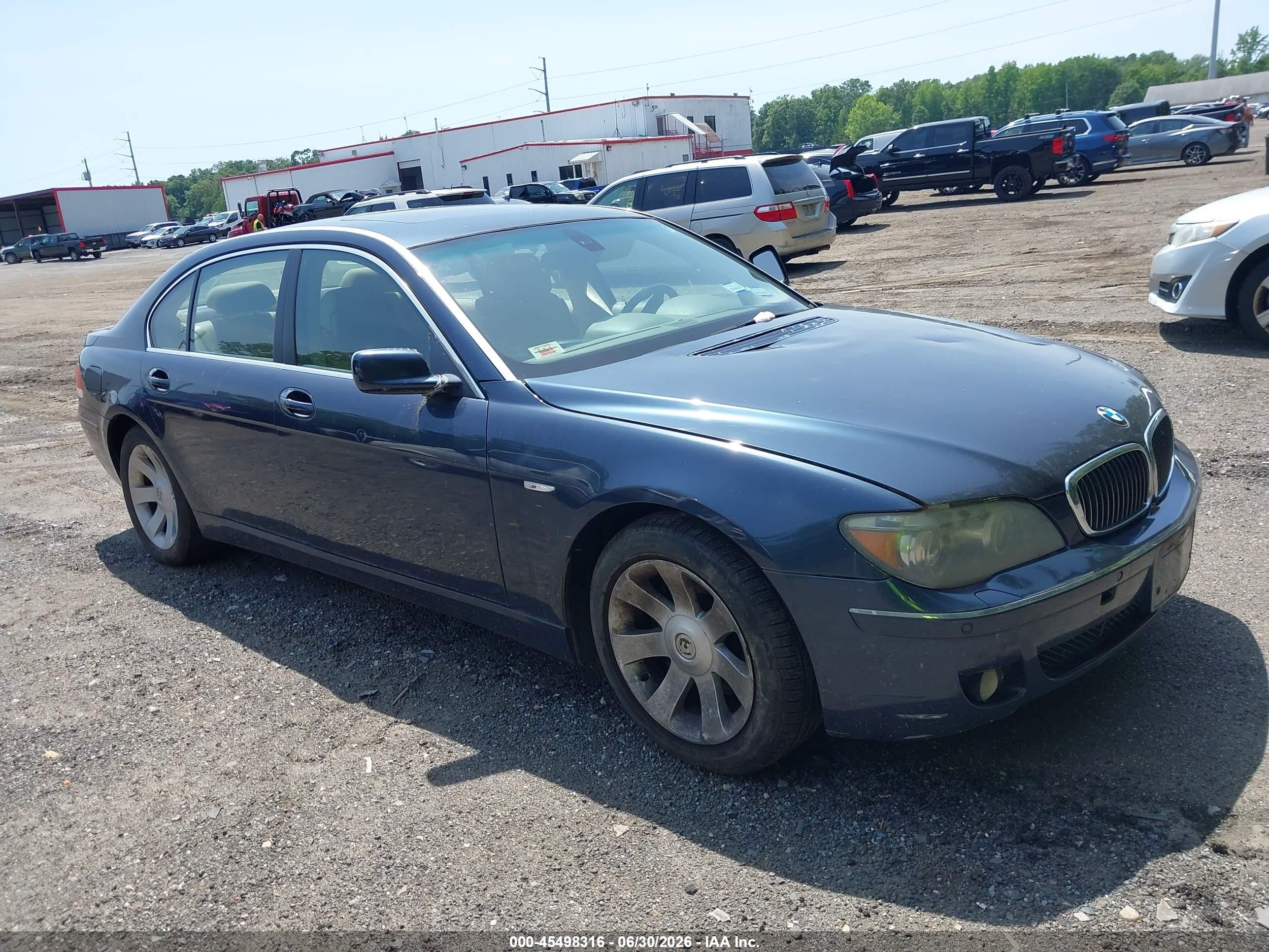 2006 BMW 7 Series 750Li, VIN WBAHN83536DT26836 — Not stated