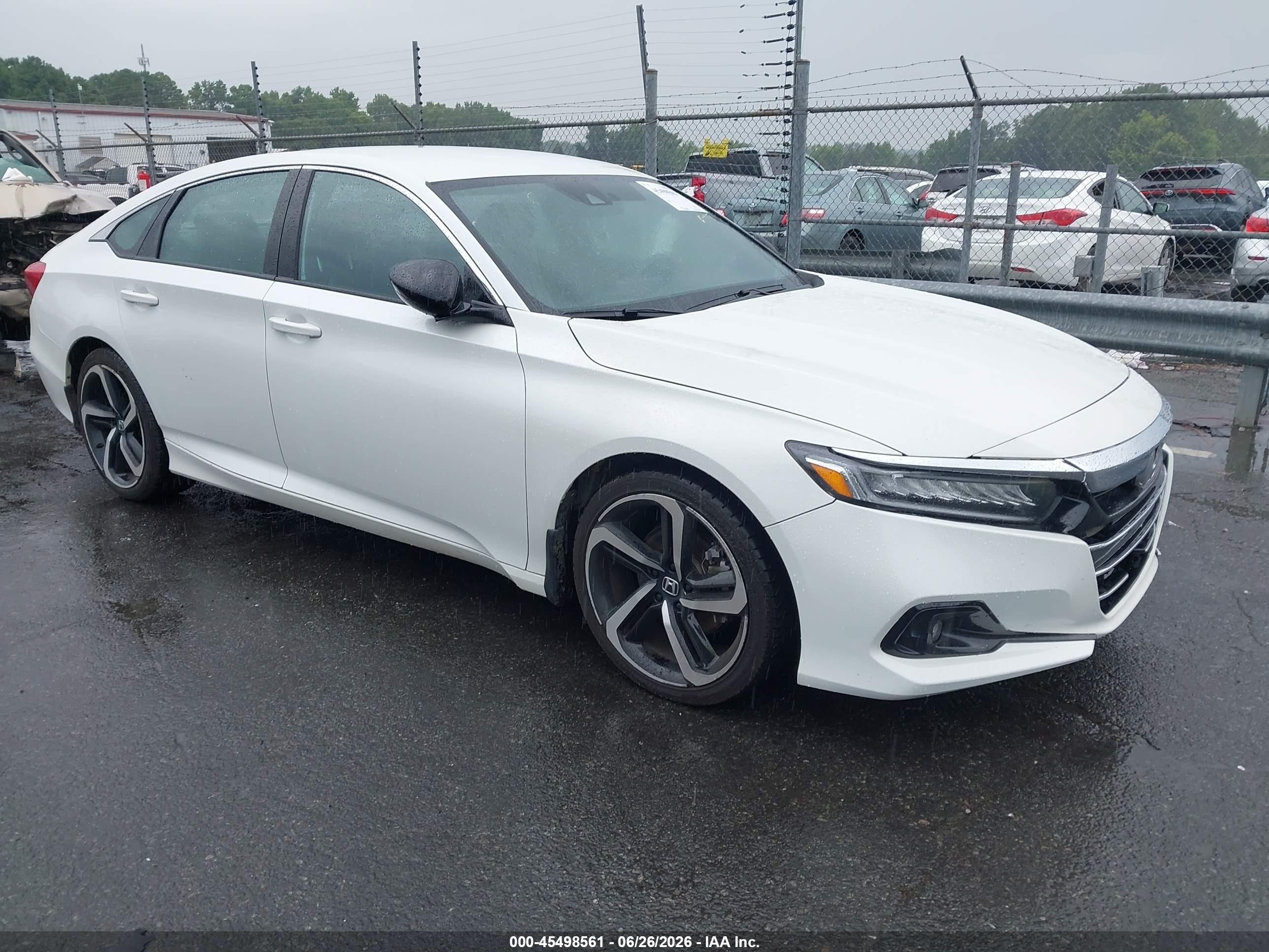 2022 Honda Accord Sport, VIN 1HGCV1F36NA106574 — Normal wear