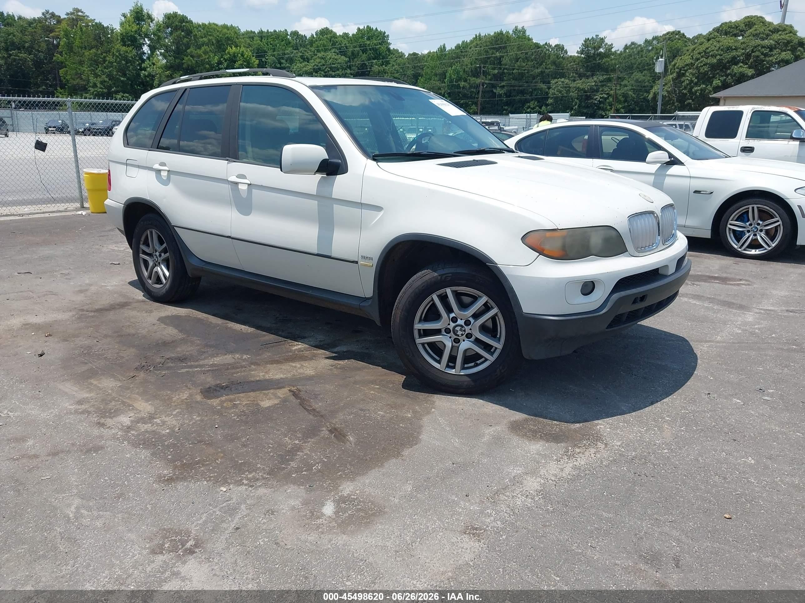 2004 BMW X5 3.0i, VIN 5UXFA13534LU44559 — Обычный износ