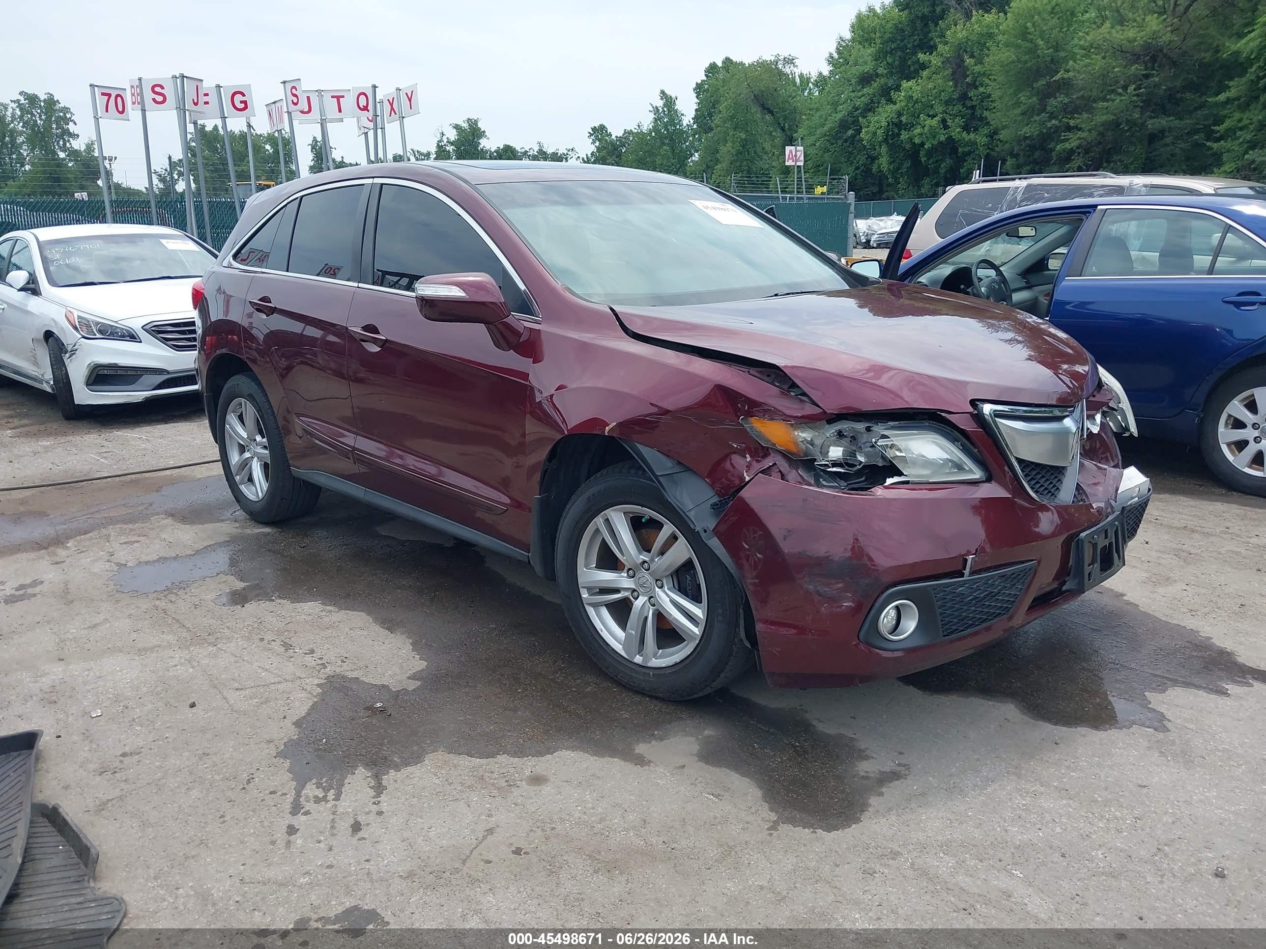 2013 Acura RDX Technology, VIN 5J8TB4H53DL008050 — Front end