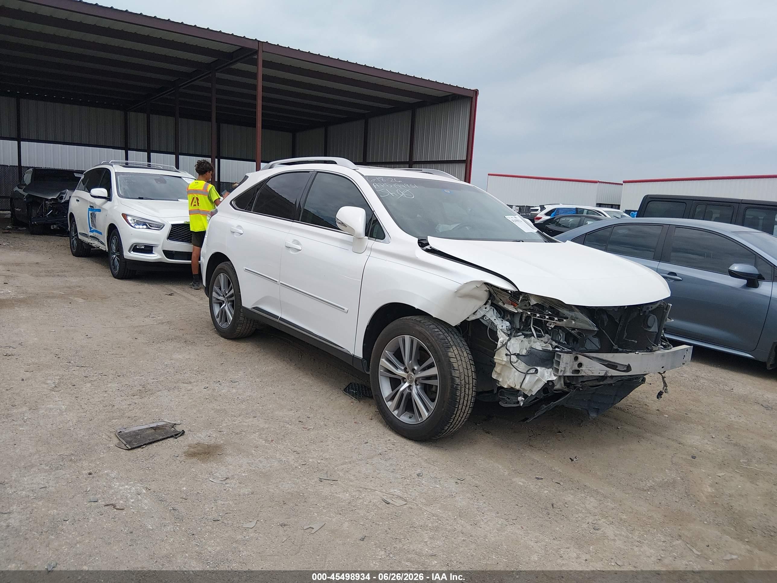 2015 Lexus RX 350, VIN 2T2ZK1BA6FC182763 — Front end