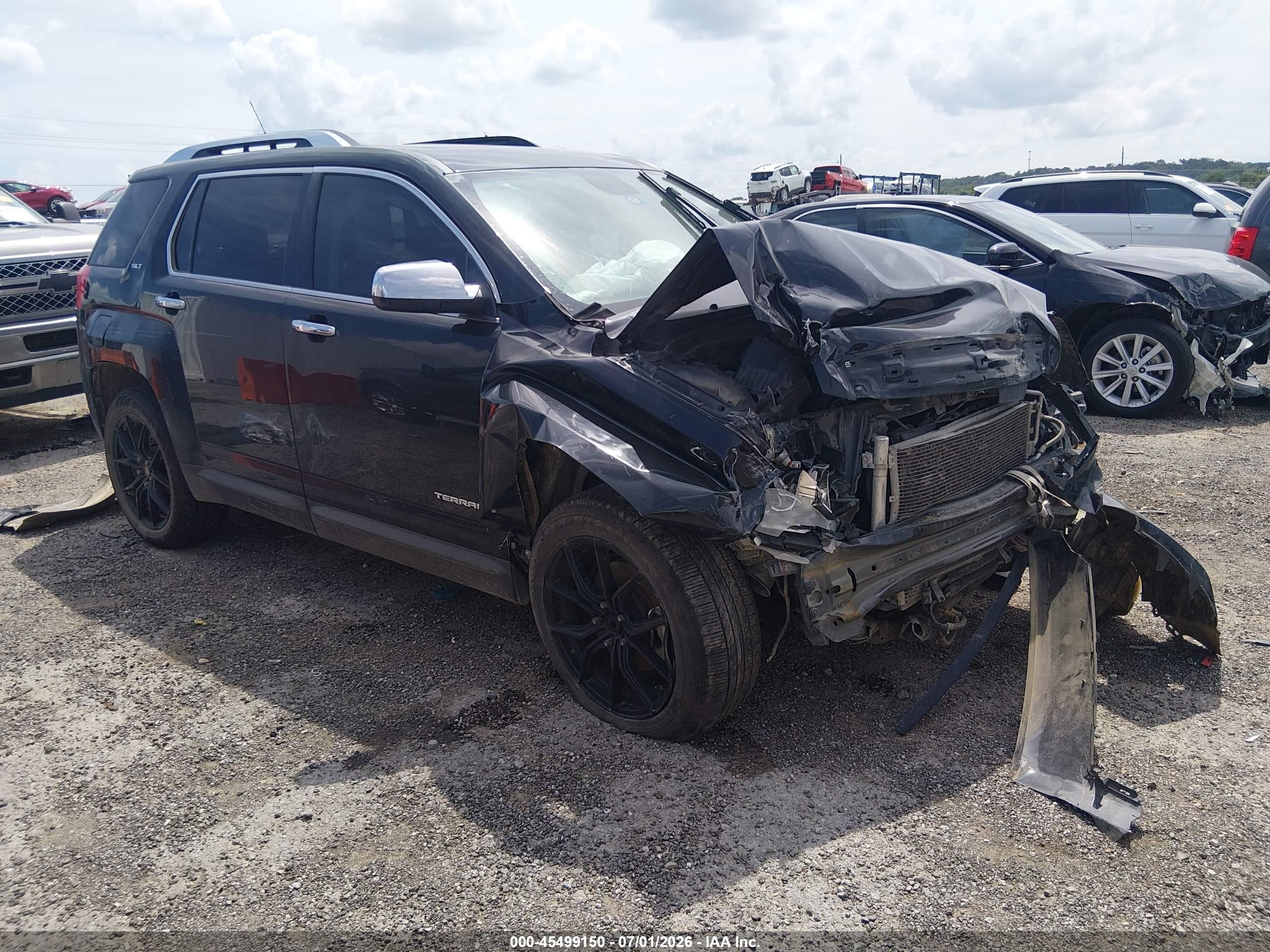 2012 GMC Terrain SLT-2, VIN 2GKFLWE58C6132092 — Front end