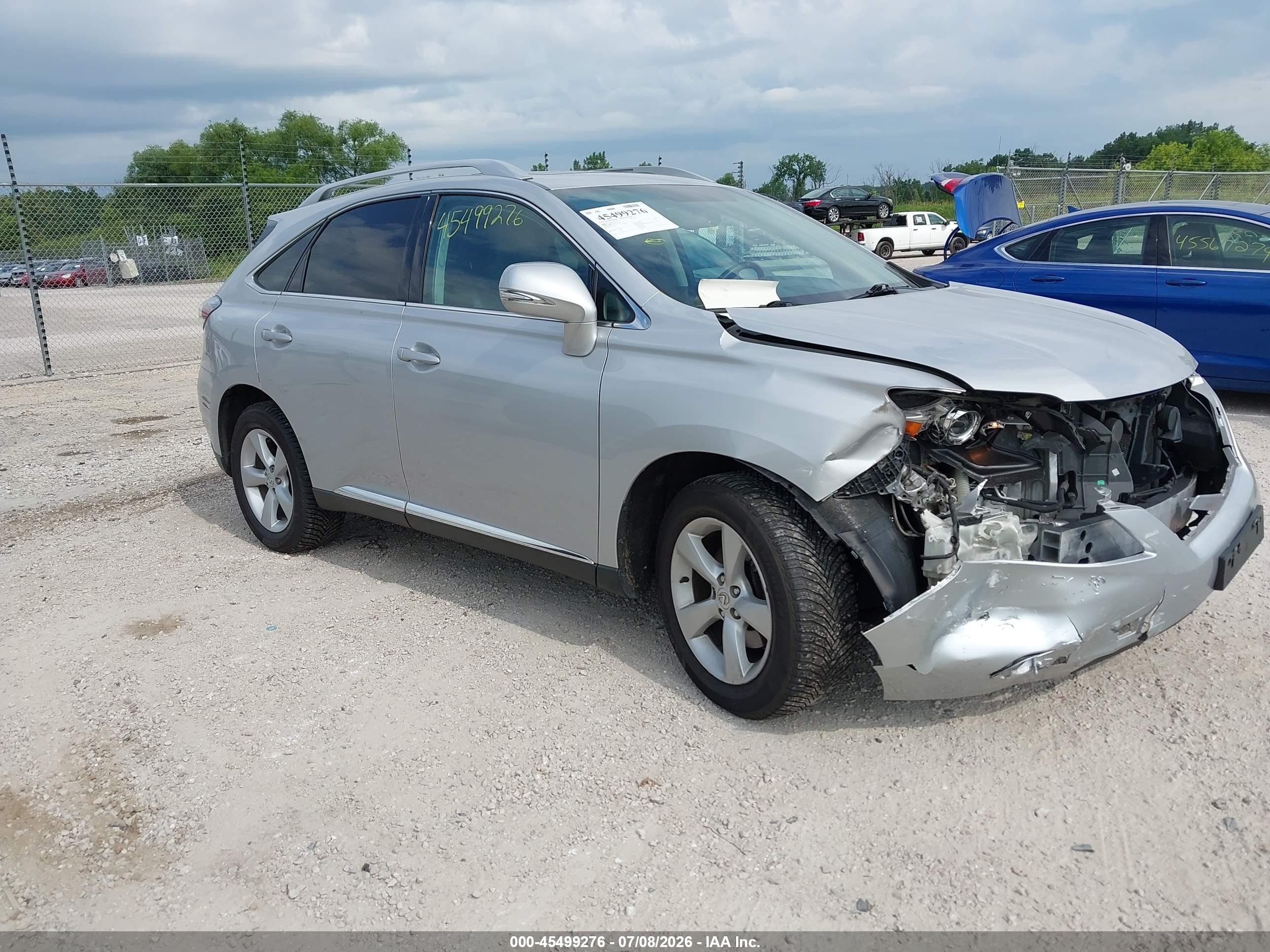 2010 Lexus RX 350, VIN 2T2BK1BA4AC013478 — Front end