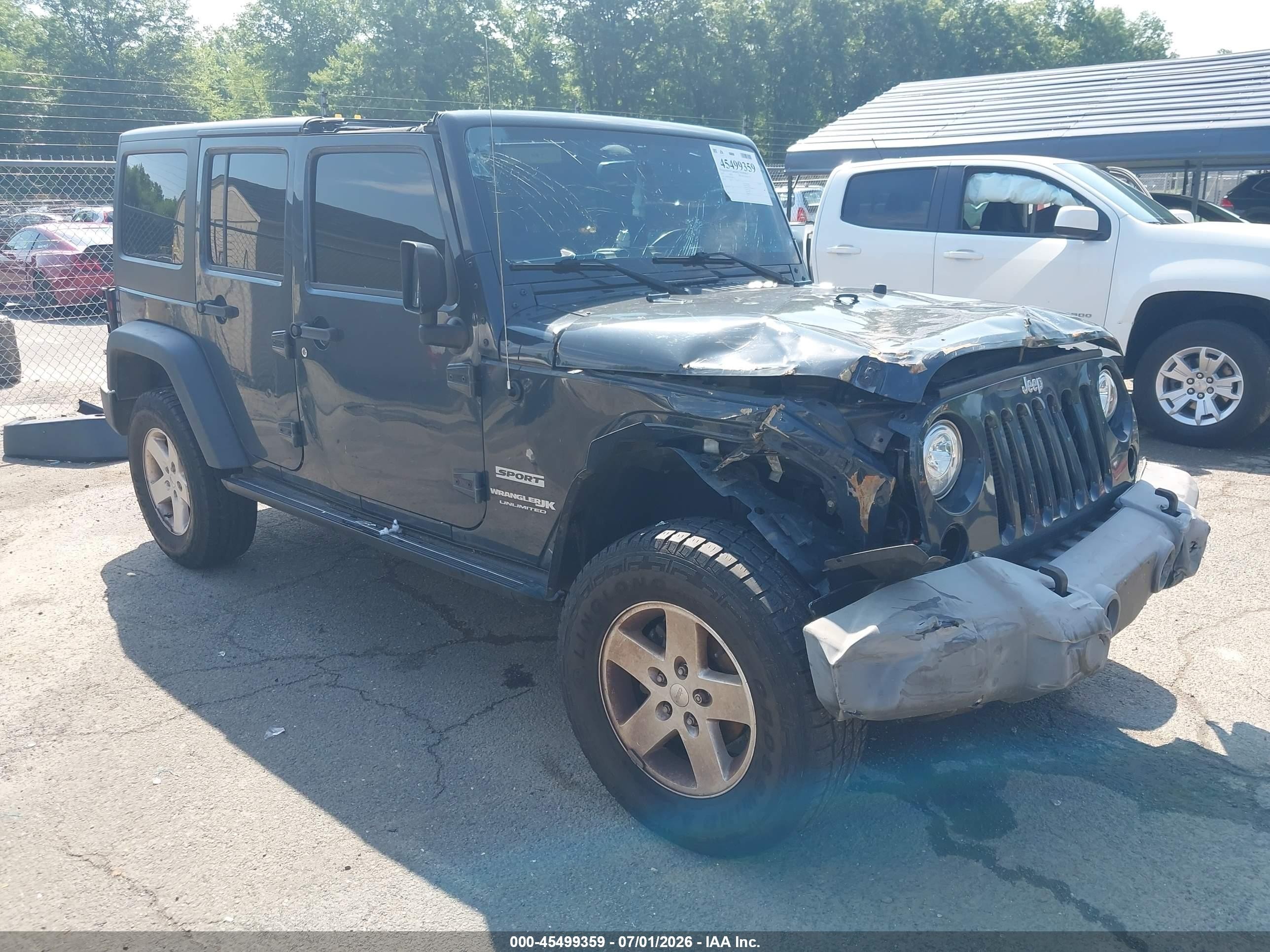 2018 Jeep Wrangler Unlimited Willys Wheeler W, VIN 1C4HJWDG7JL887431 — Front end