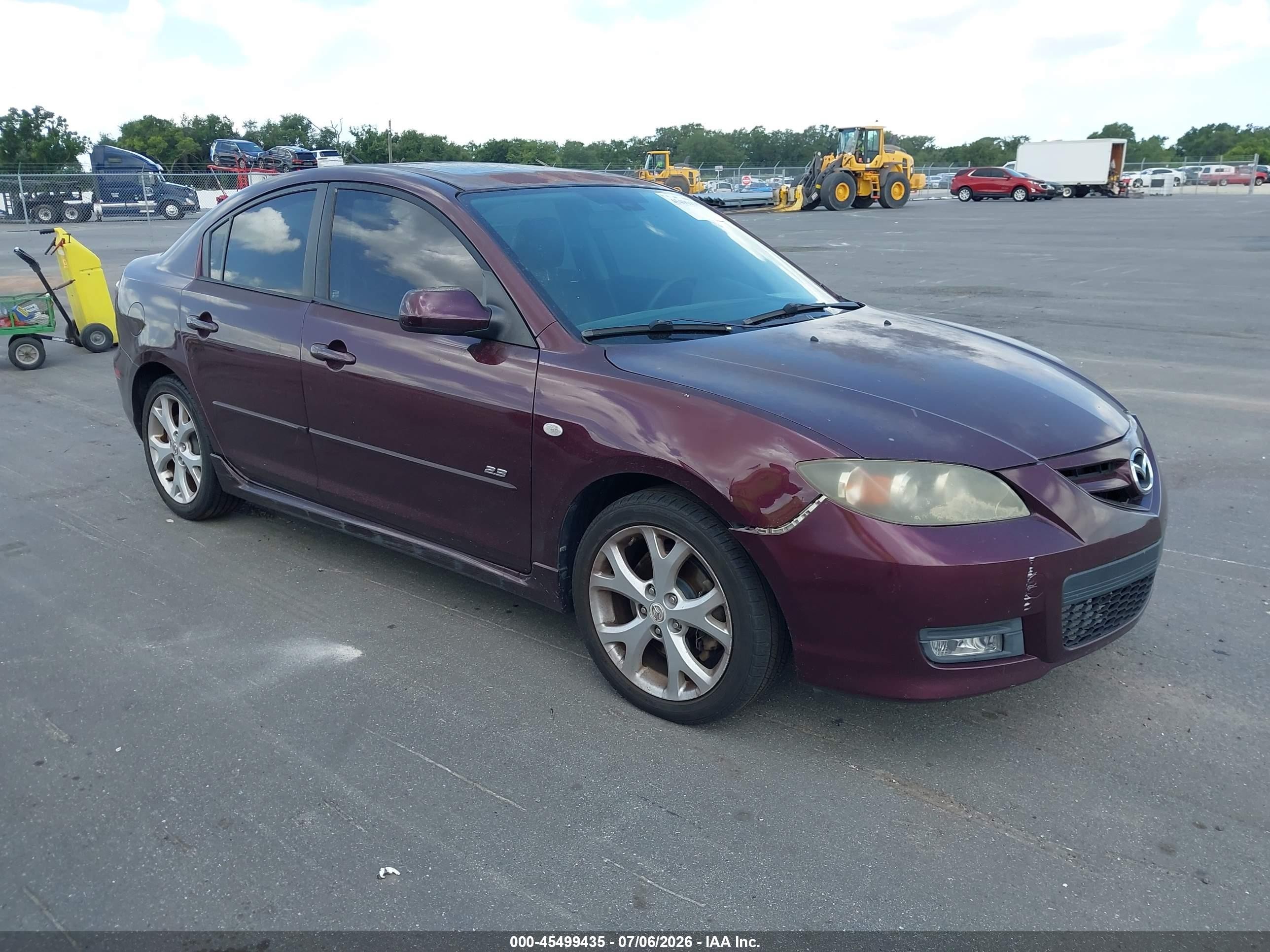 2007 Mazda 3 S Grand Touring, VIN JM1BK324X71679994 — Front end