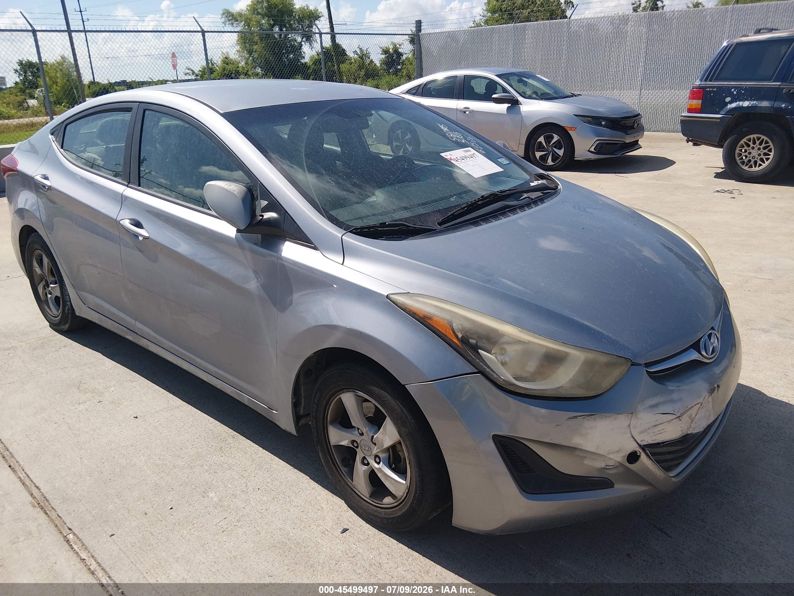 2015 Hyundai Elantra SE, VIN 5NPDH4AE3FH606979 — Repossession