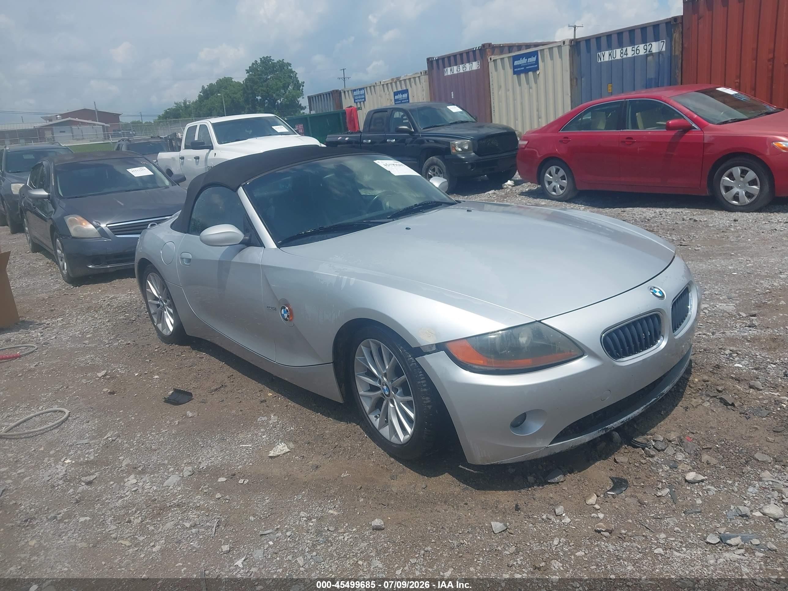 2003 BMW Z4 2.5i, VIN 4USBT33473LS44581 — Normal wear